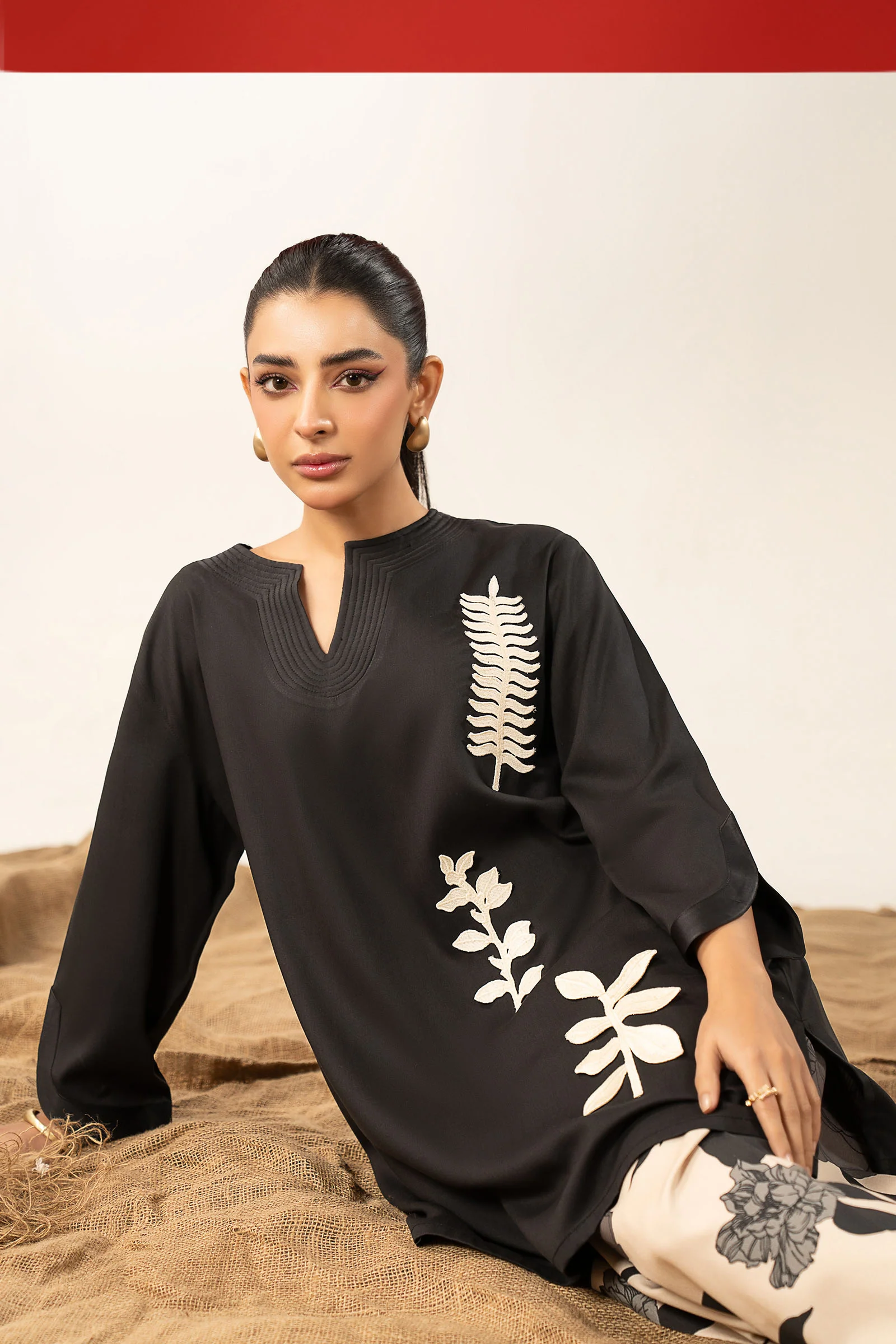 2 Pc Embroidered Twill Suit - Image 5