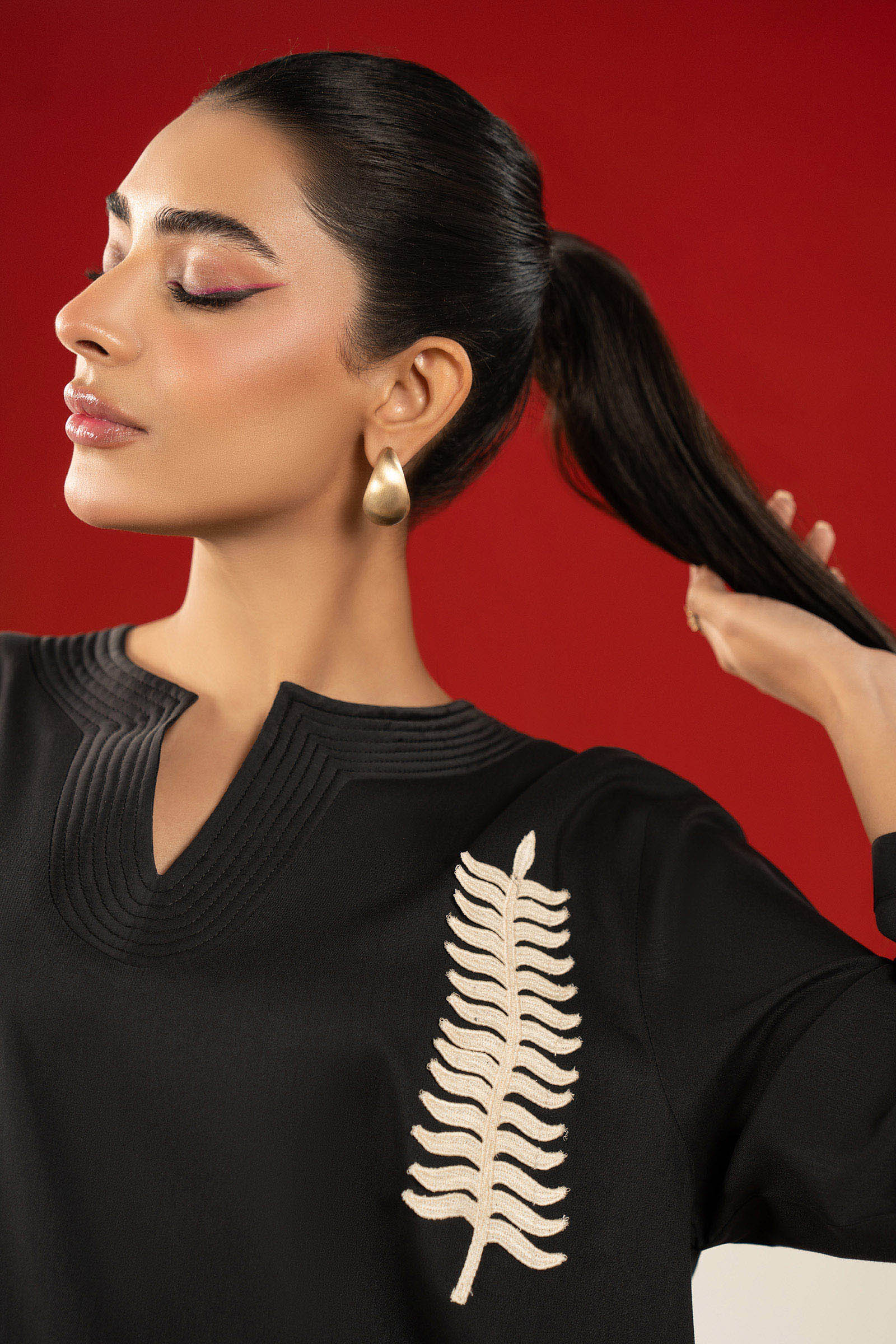 2 Pc Embroidered Twill Suit - Image 6