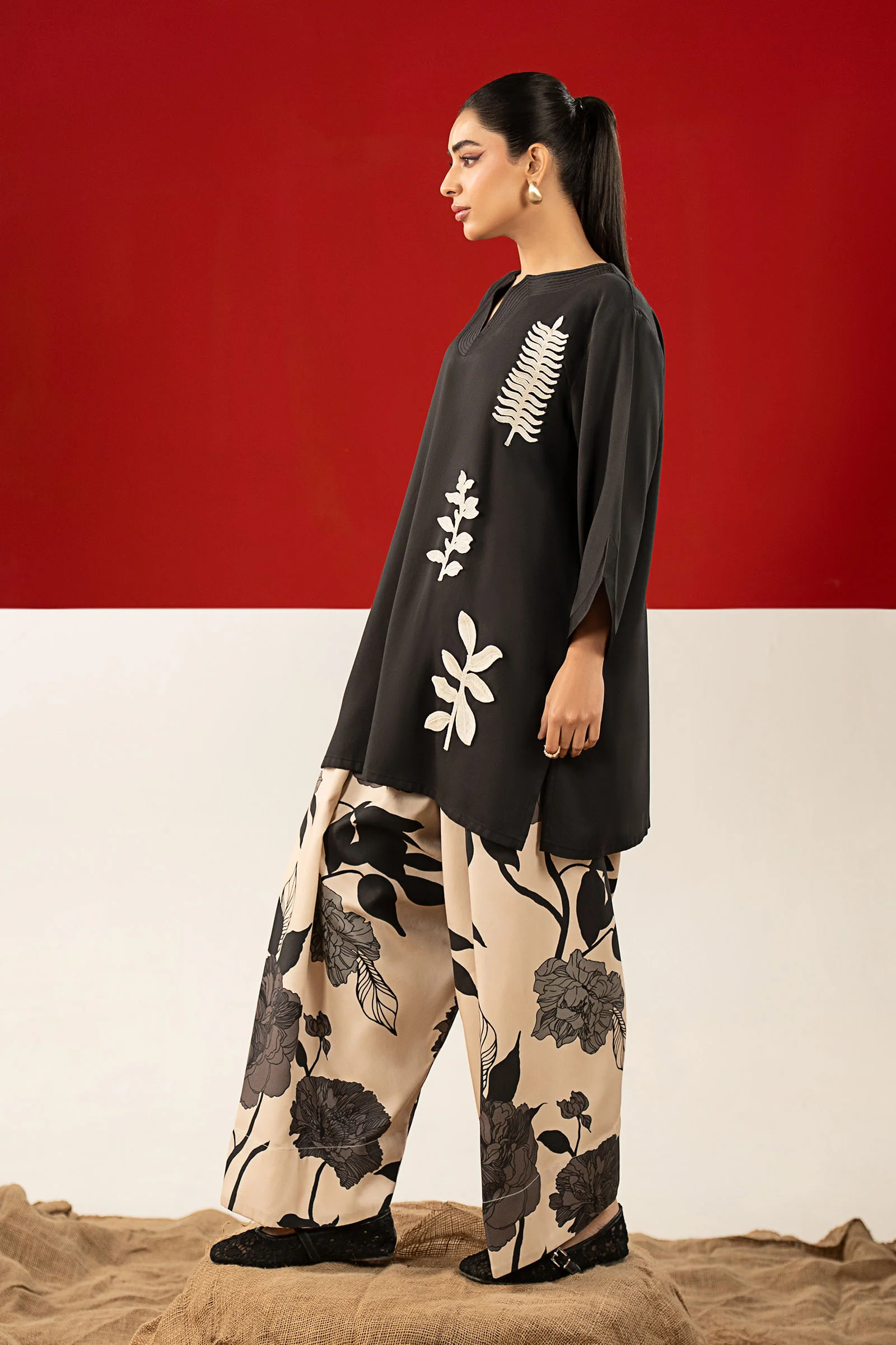 2 Pc Embroidered Twill Suit - Image 7