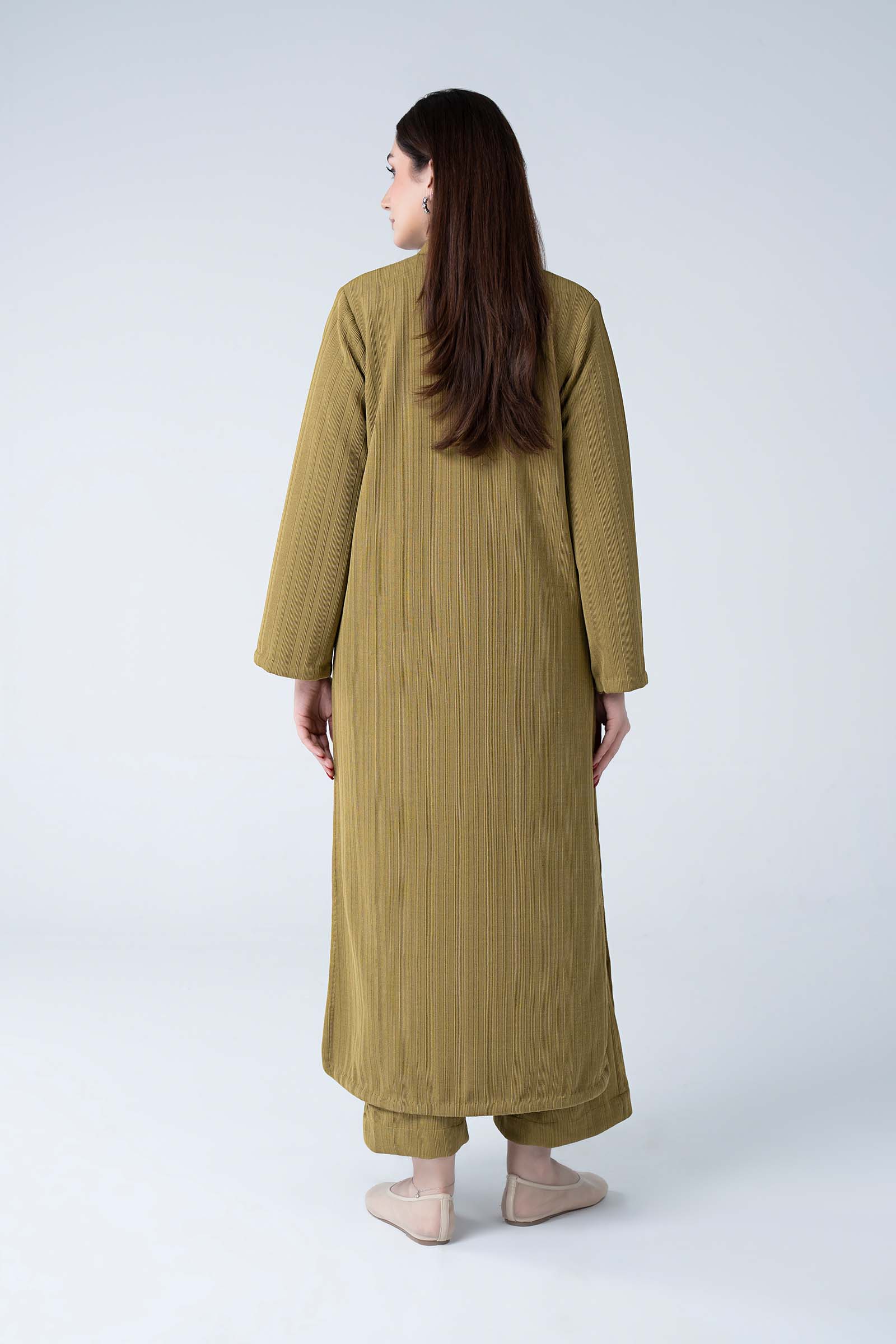 2 Pc Dyed Striped Knitted Suit - Image 8