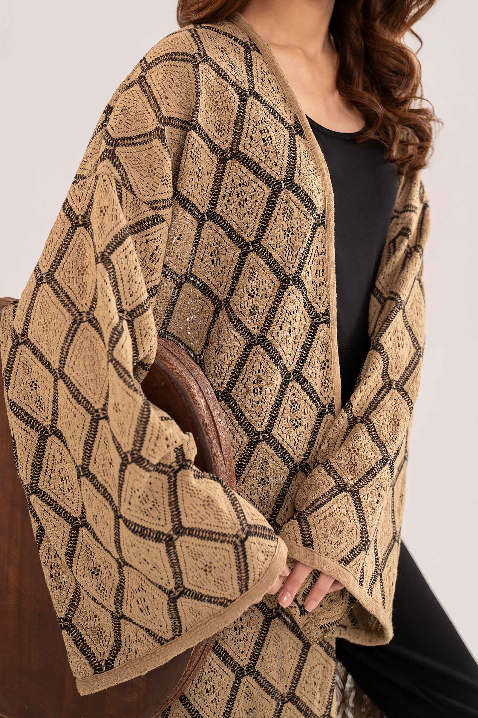 Dyed Crochet Shrug - Image 10