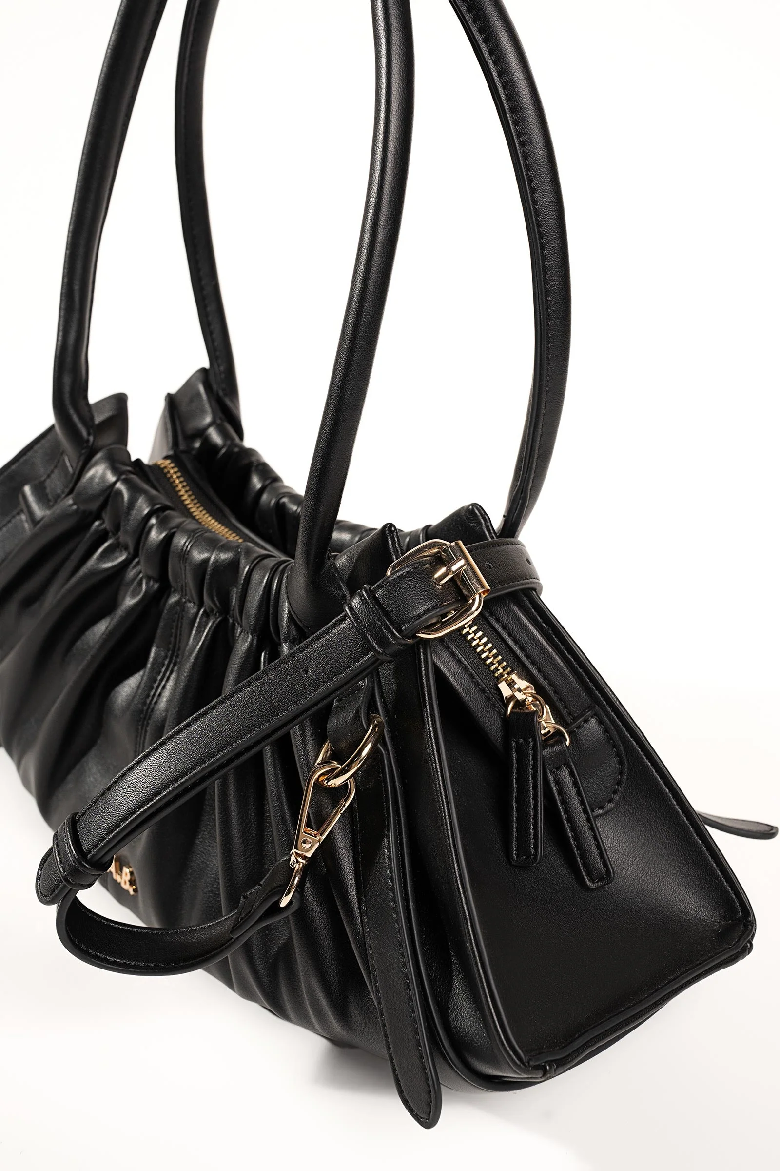 Gathered Hobo Bag - Image 4