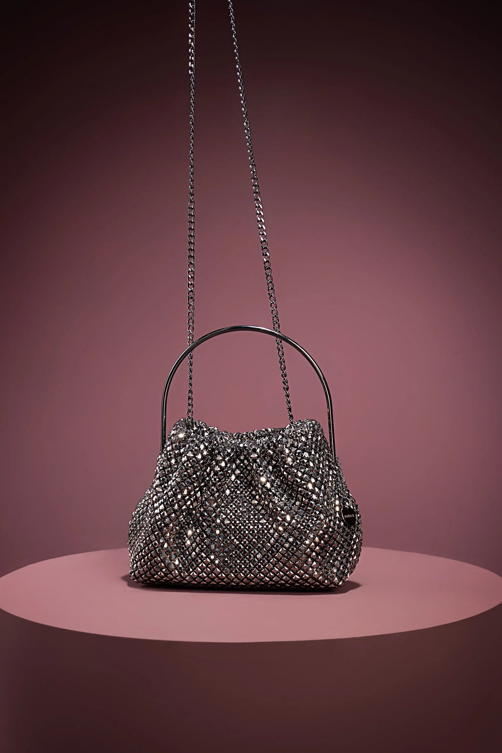 Studded Bucket Clutch