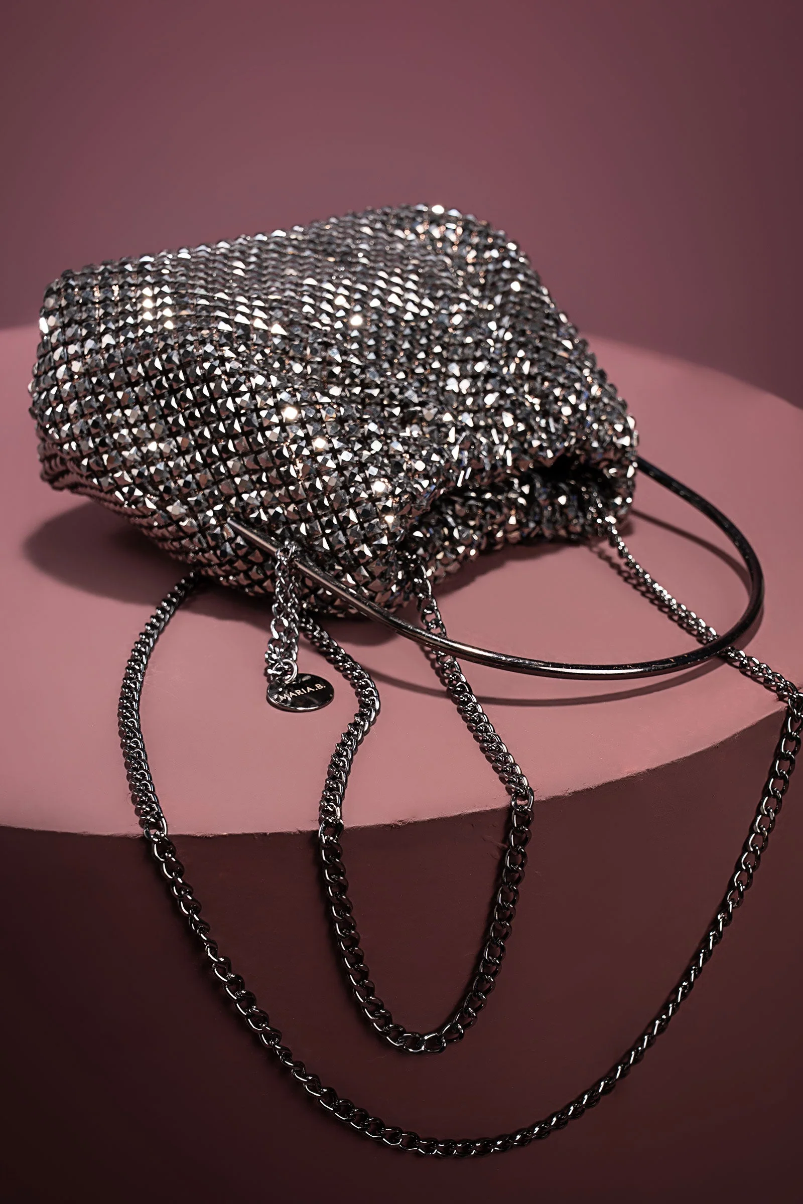 Studded Bucket Clutch - Image 2