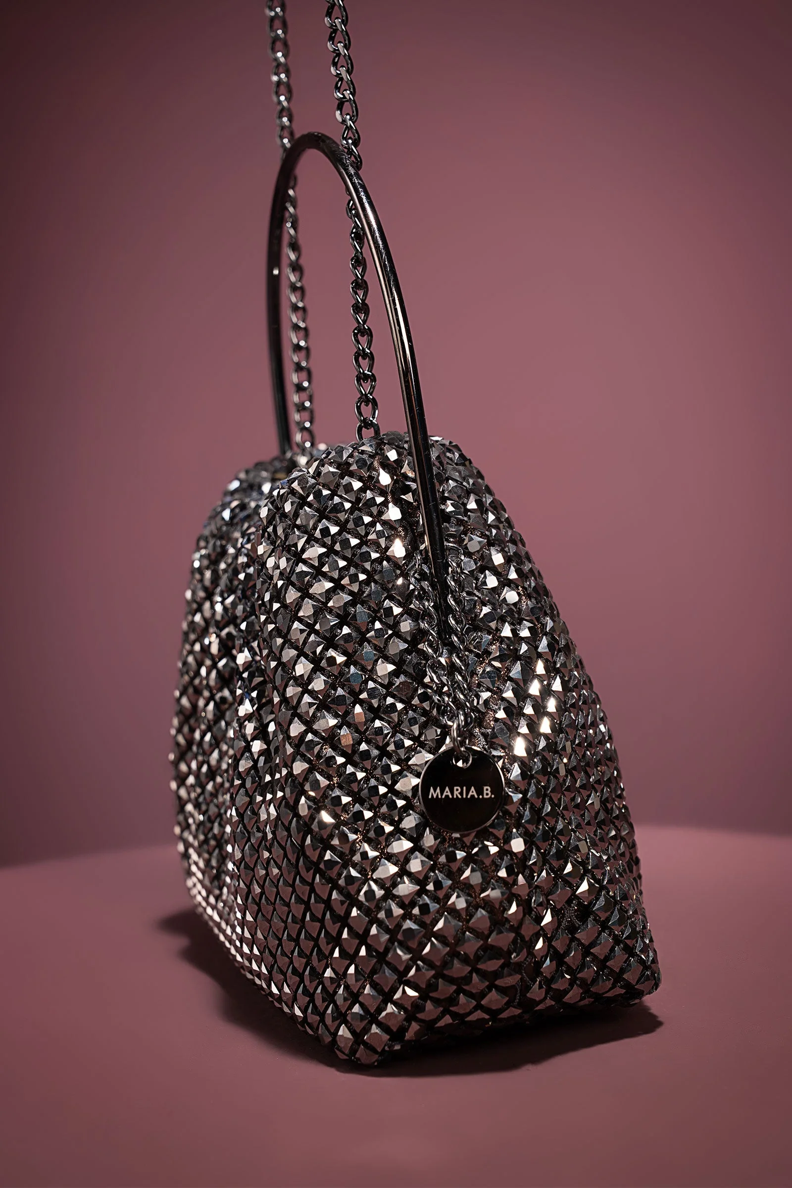 Studded Bucket Clutch - Image 3