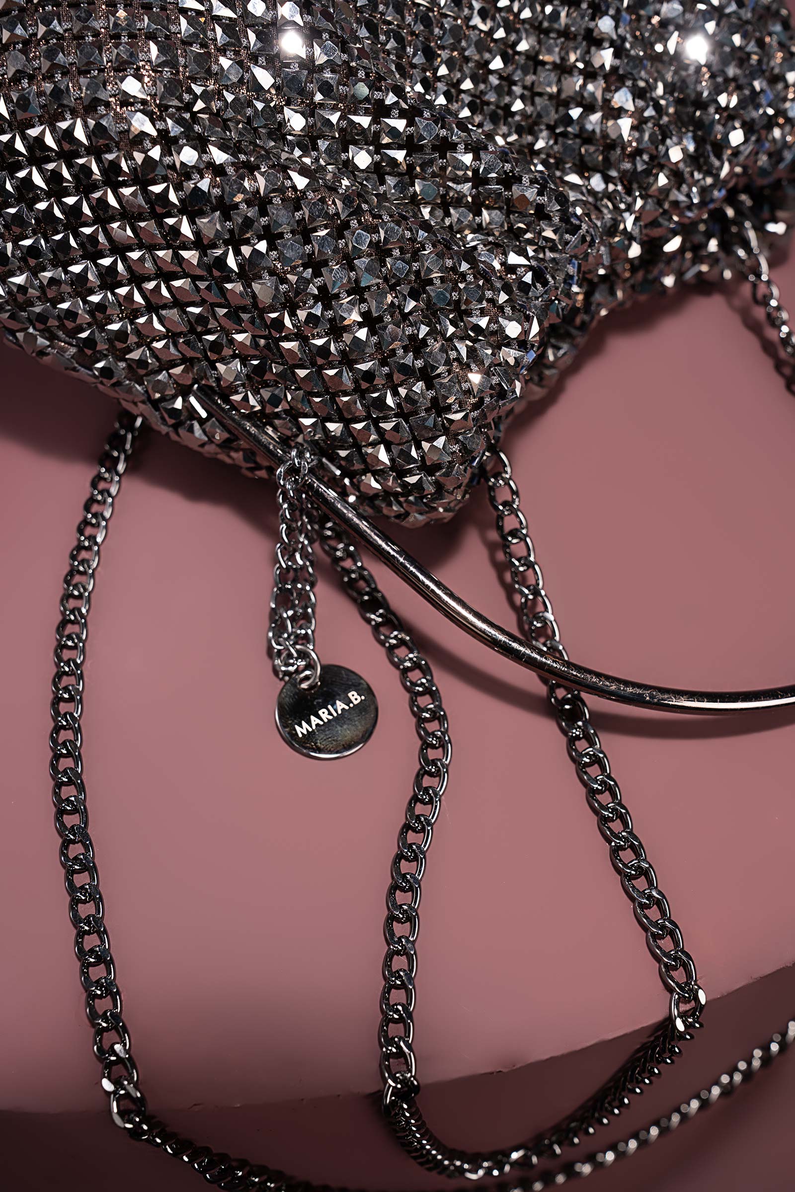 Studded Bucket Clutch - Image 4