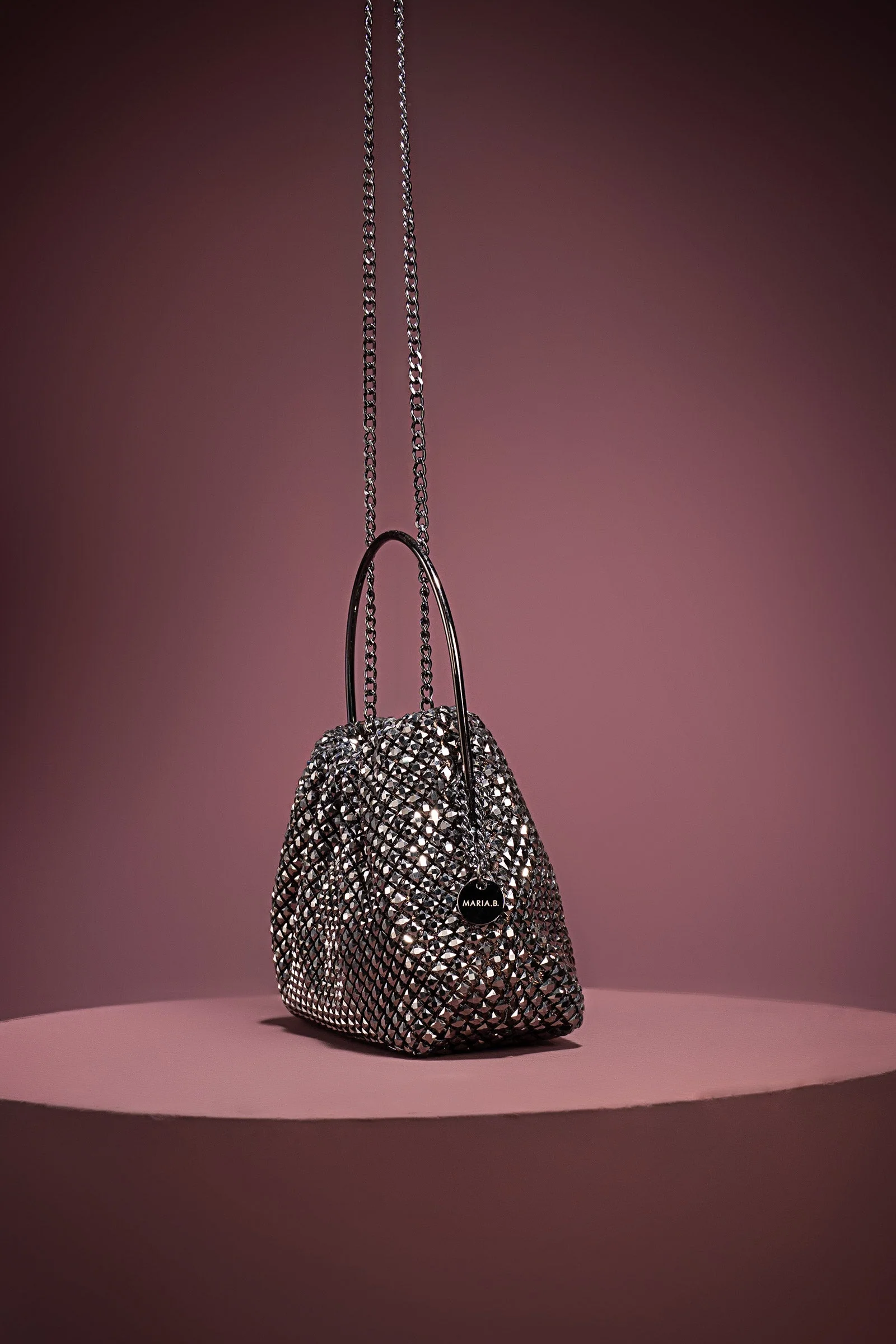 Studded Bucket Clutch - Image 5