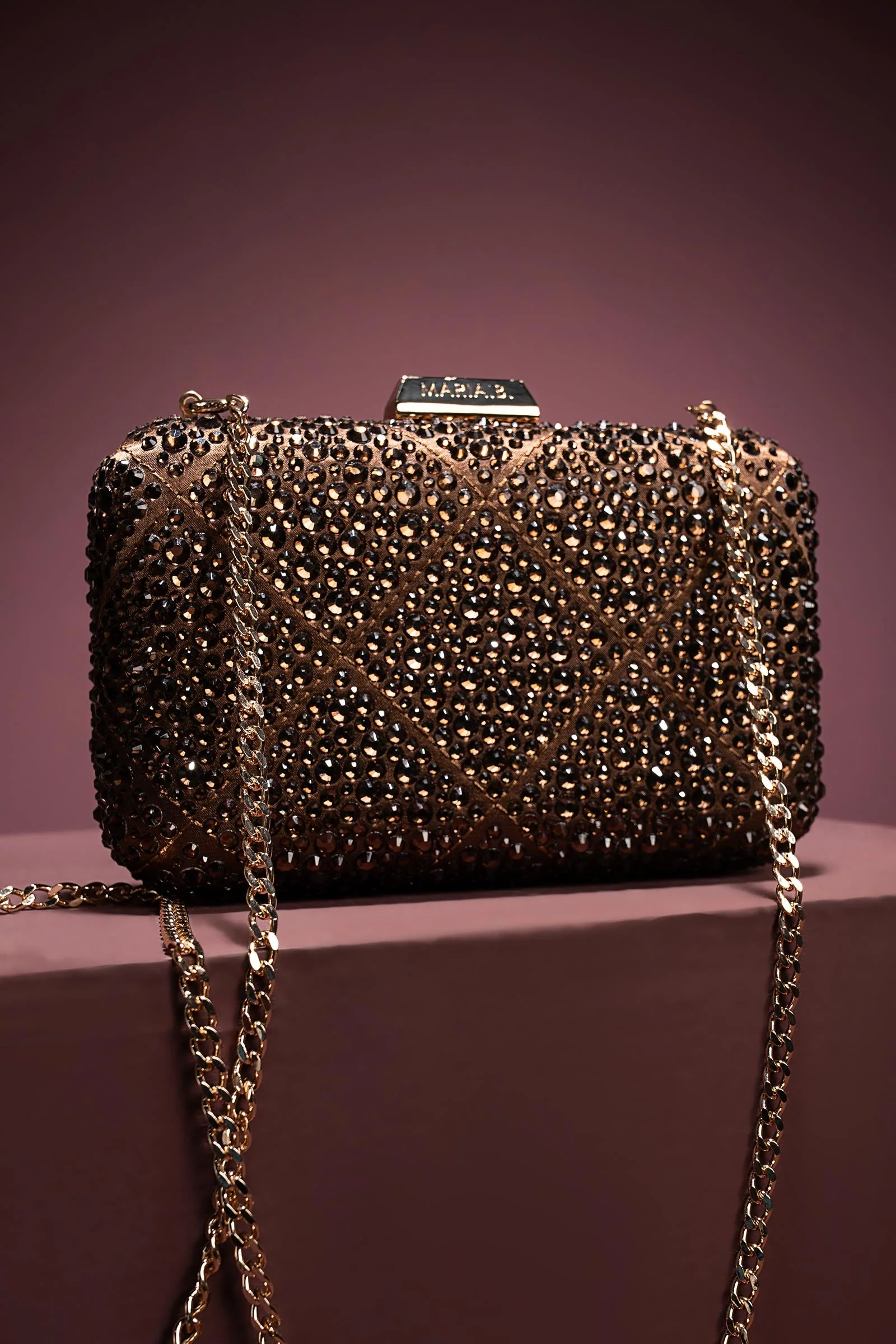 Shimmery Boxy Clutch - Image 3
