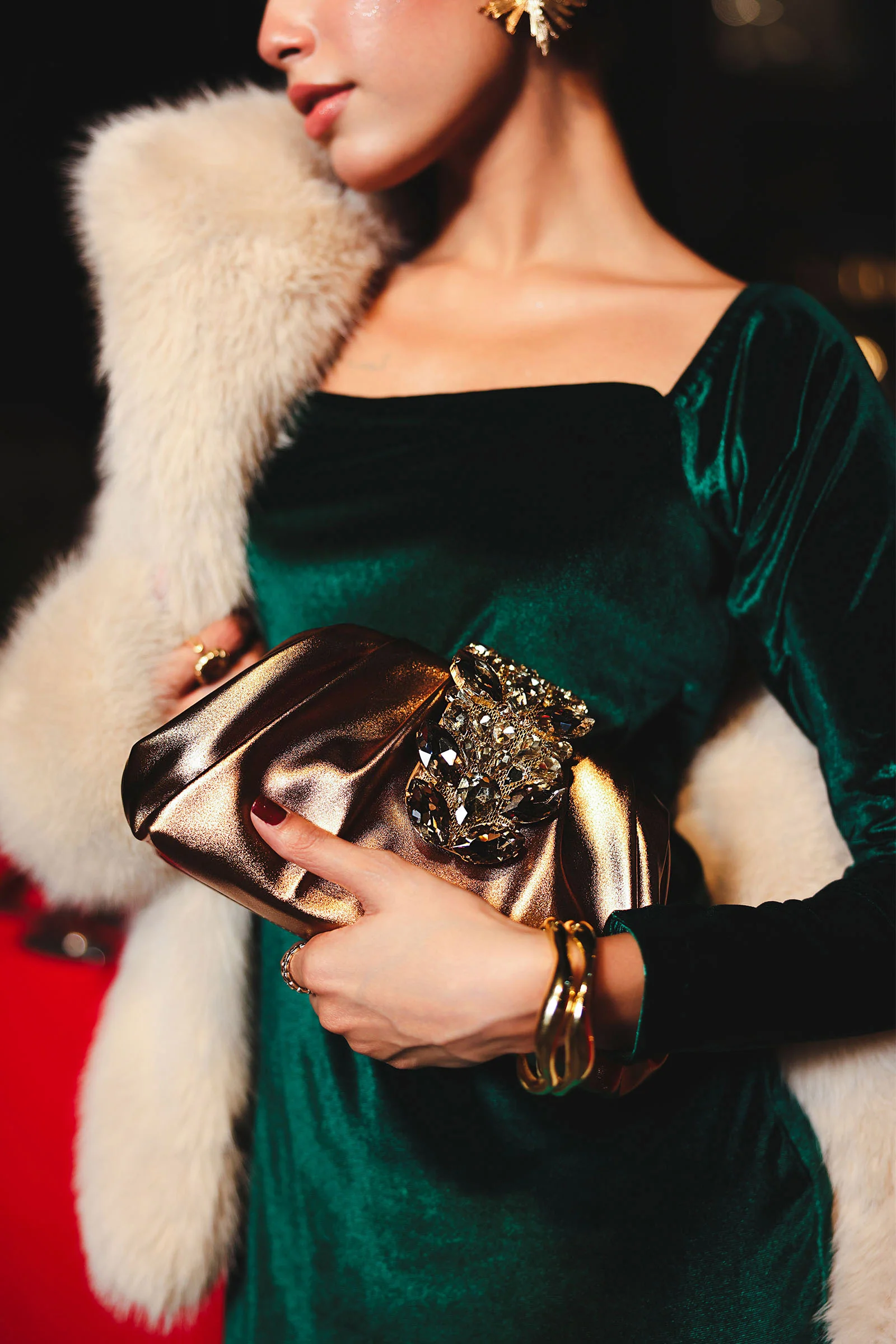 Metallic Mystique Clutch - Image 3