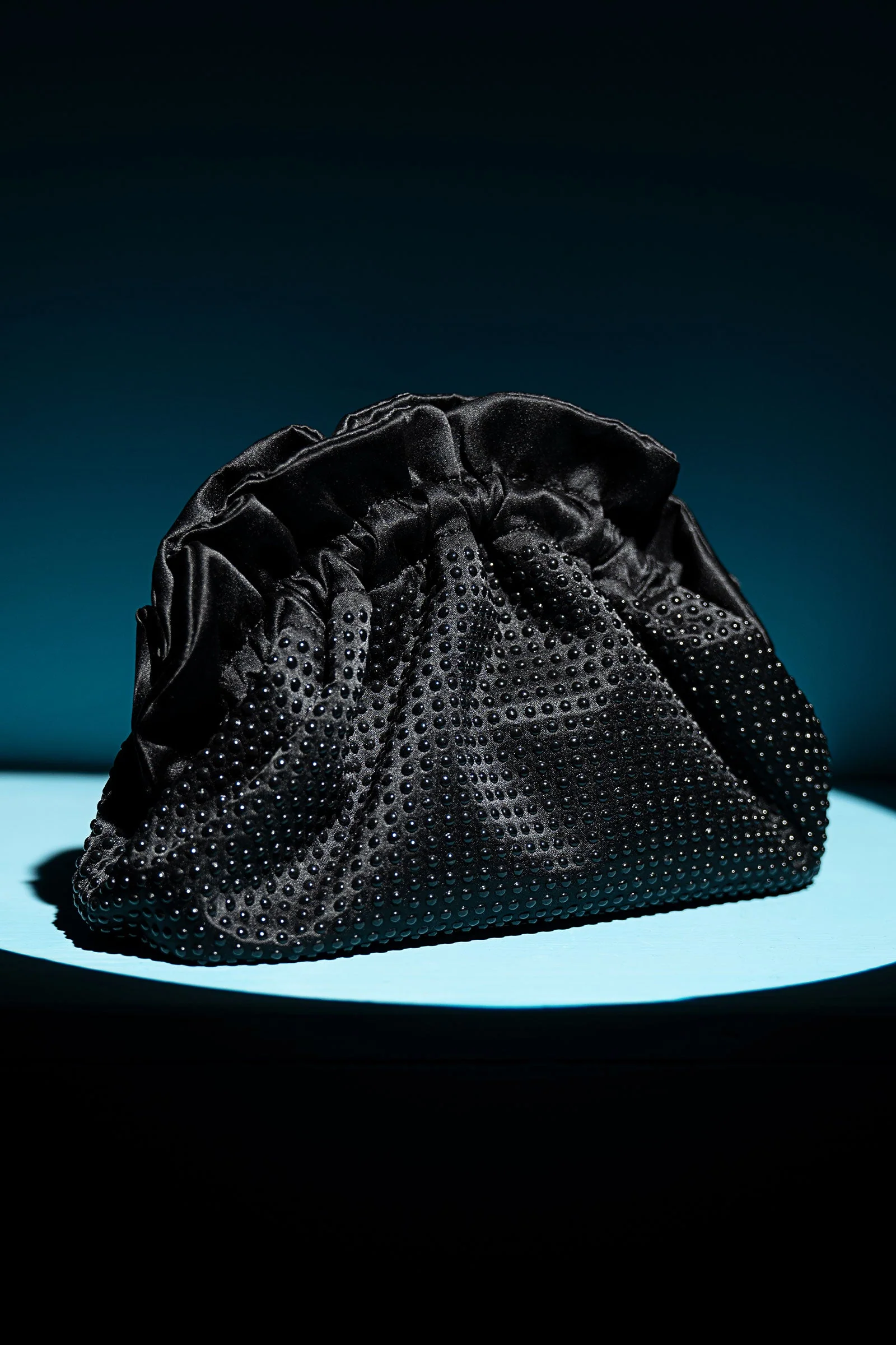 Ruched Pearl Clutch - Image 7