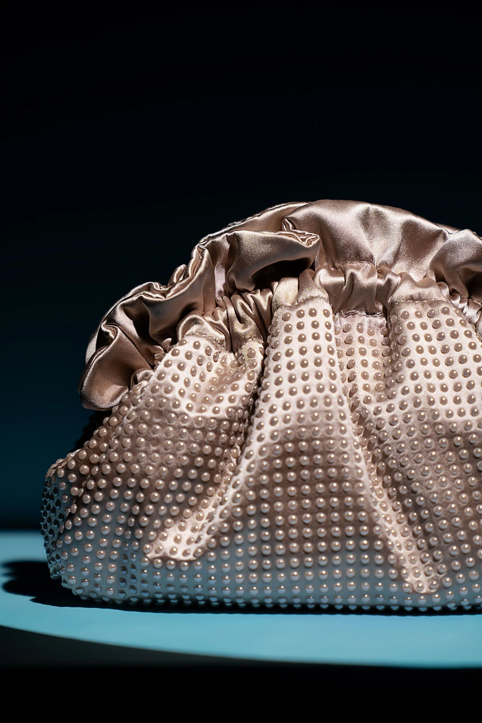 Ruched Pearl Clutch - Image 5