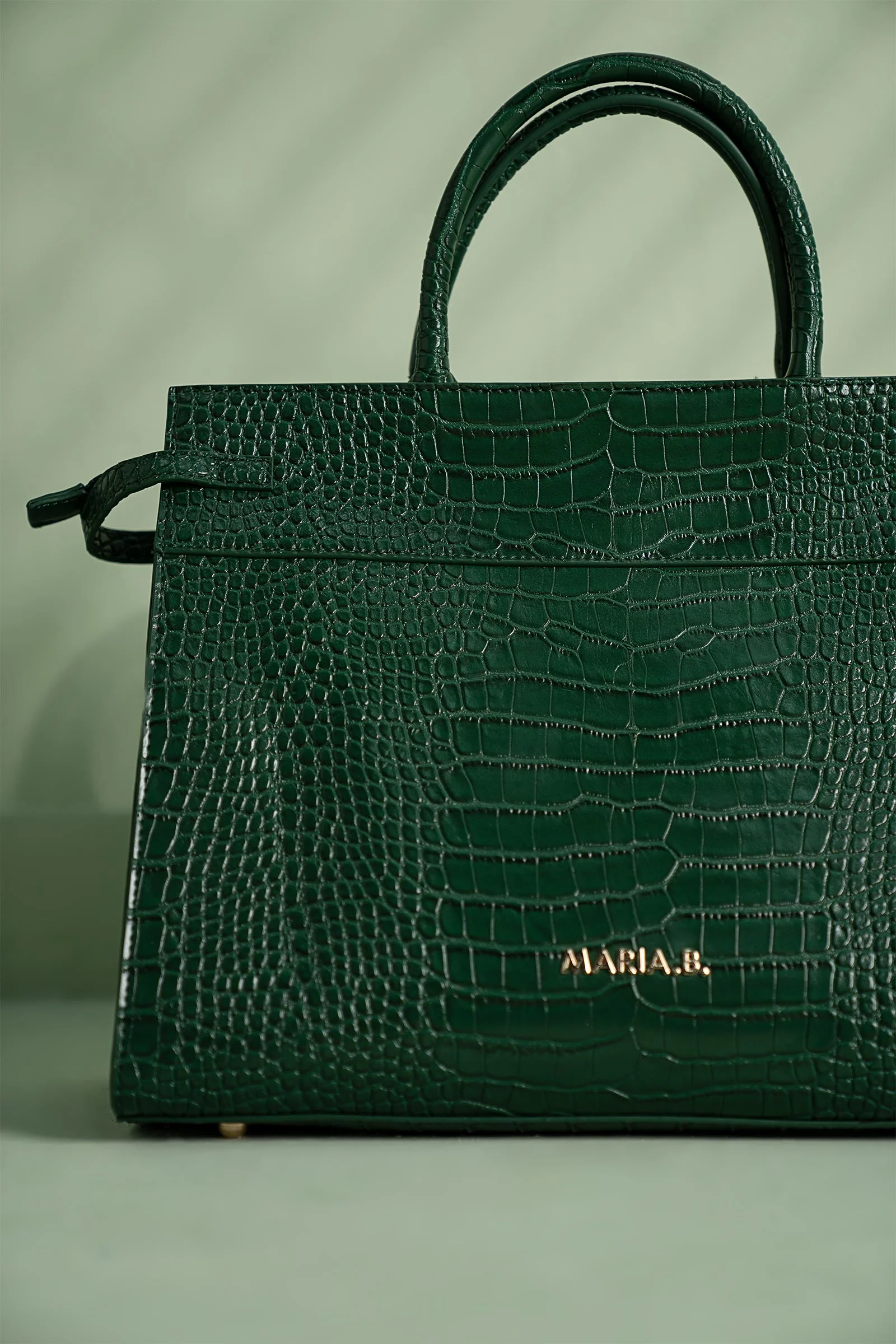 Belted Croc Tote - Image 7