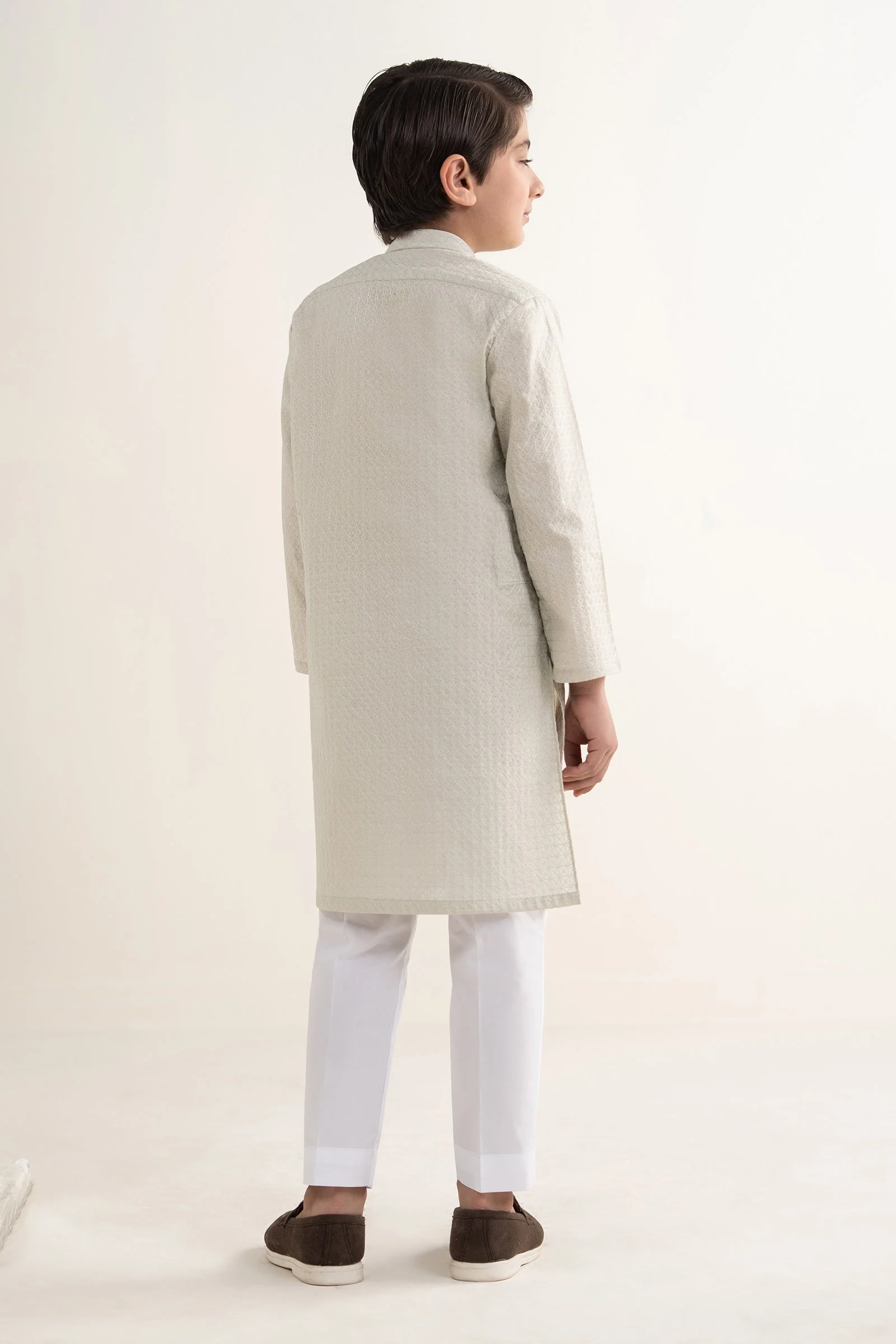 Embroidered Lawn Kurta - Image 7