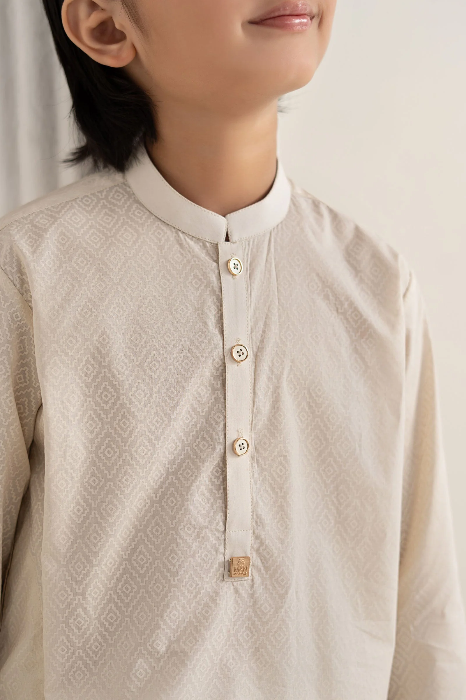 Printed Blended Kurta - Image 3