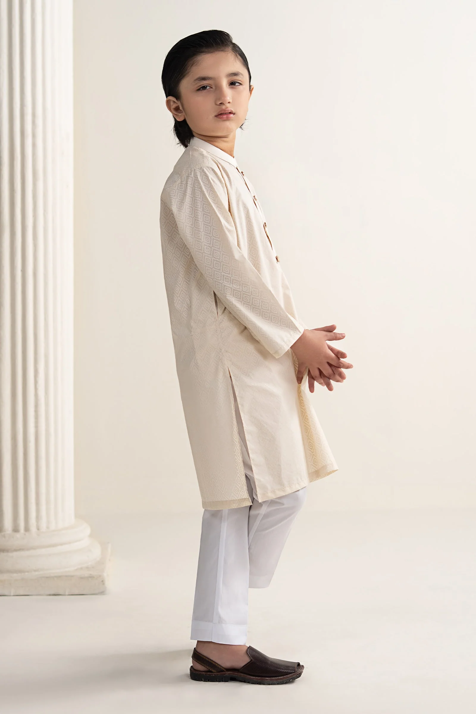 Printed Blended Kurta - Image 4