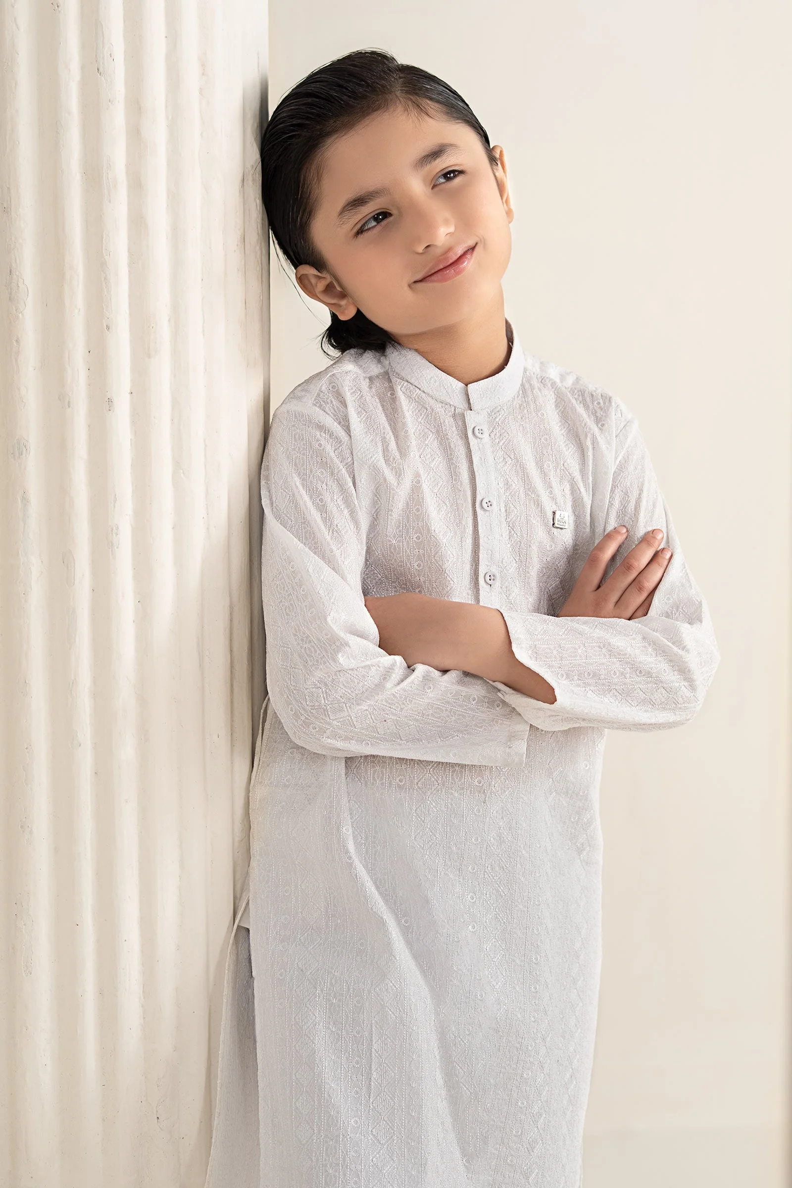 Embroidered Lawn Kurta - Image 2