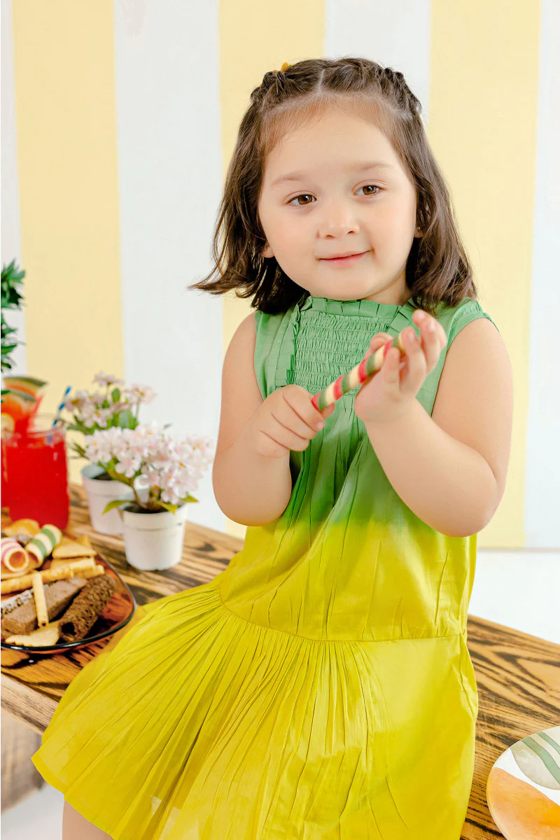 Shirt Green Yellow MBK-SS22-27 - Image 2