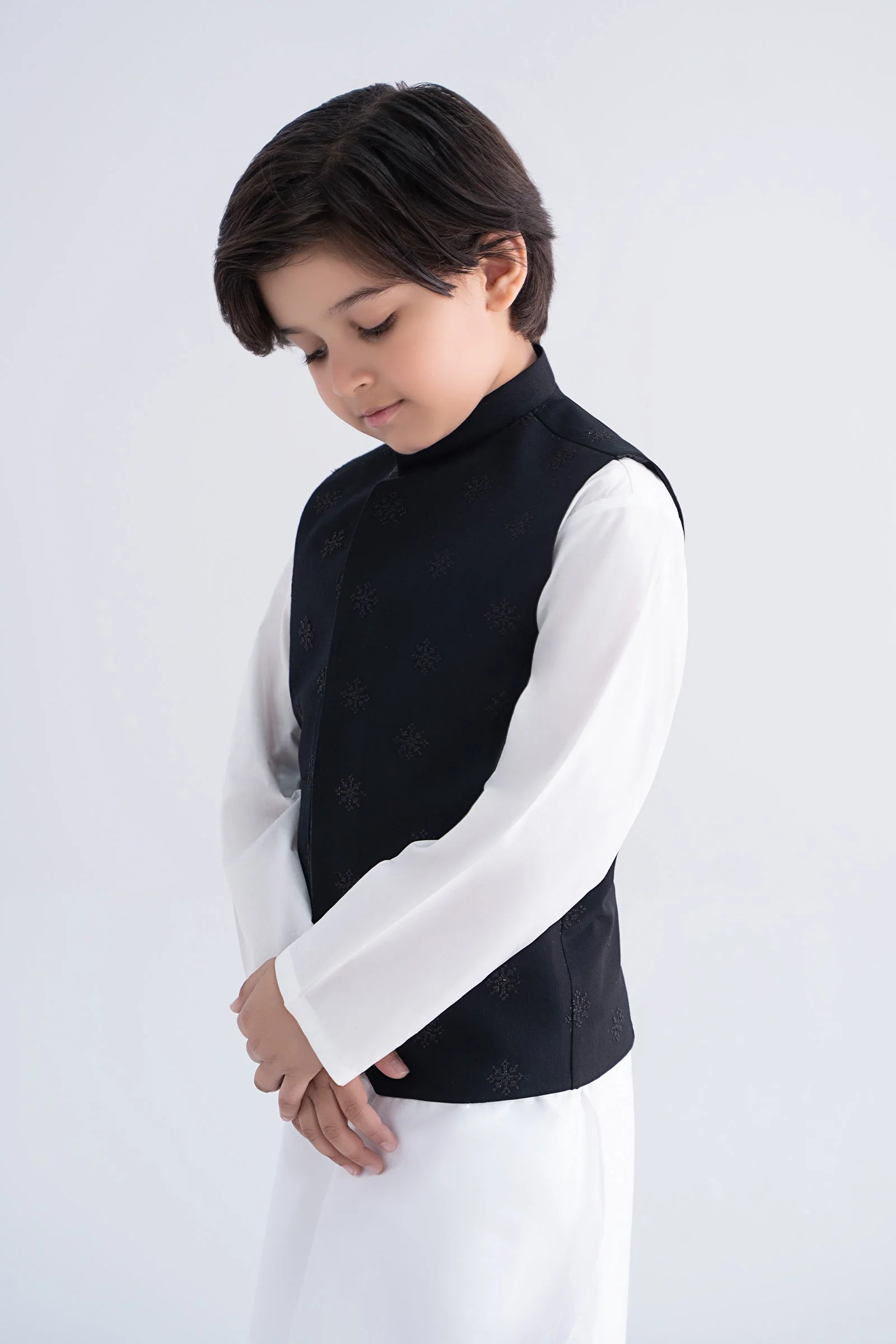 Blended Black Waistcoat - Image 3