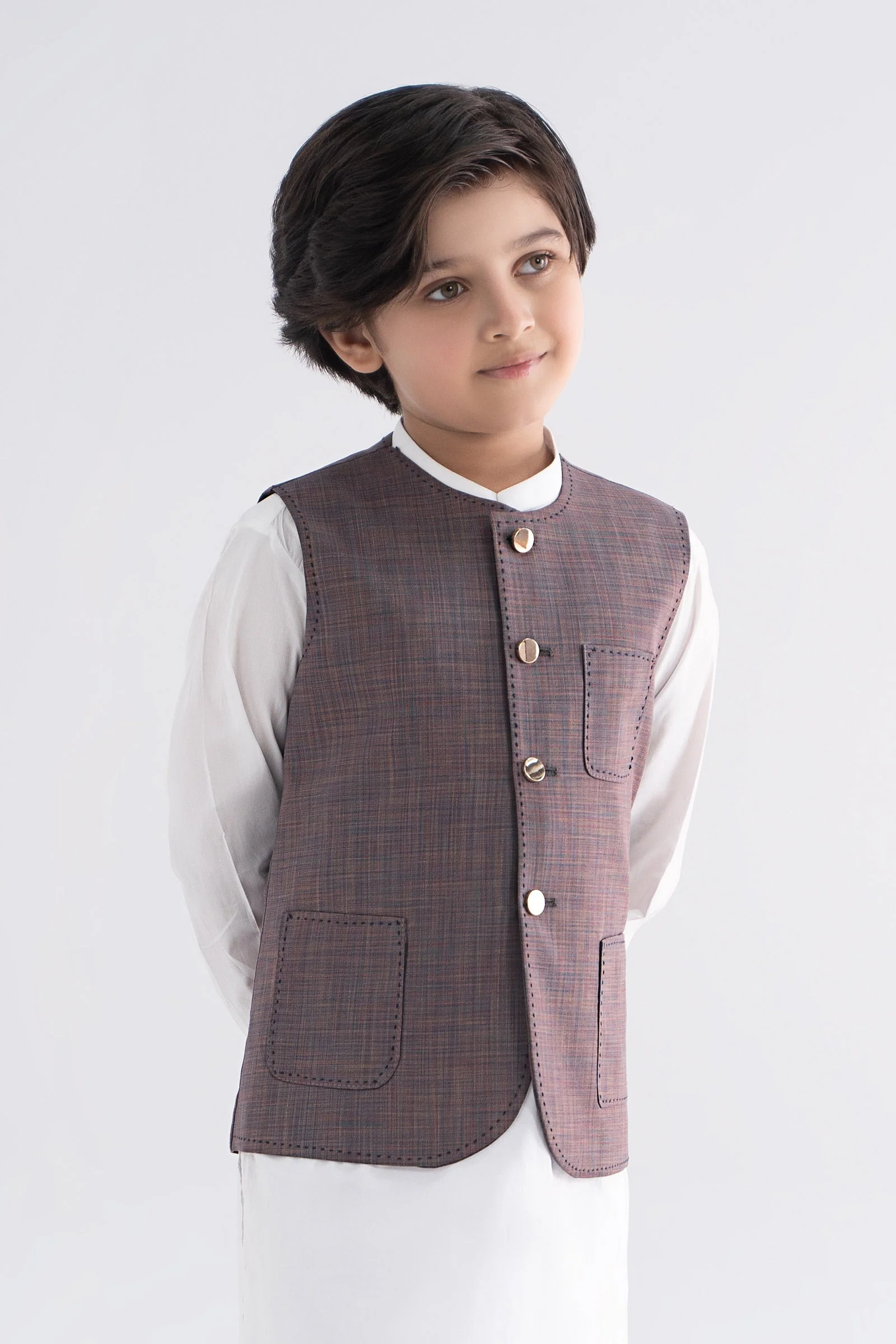 Blended Peach Waistcoat - Image 2