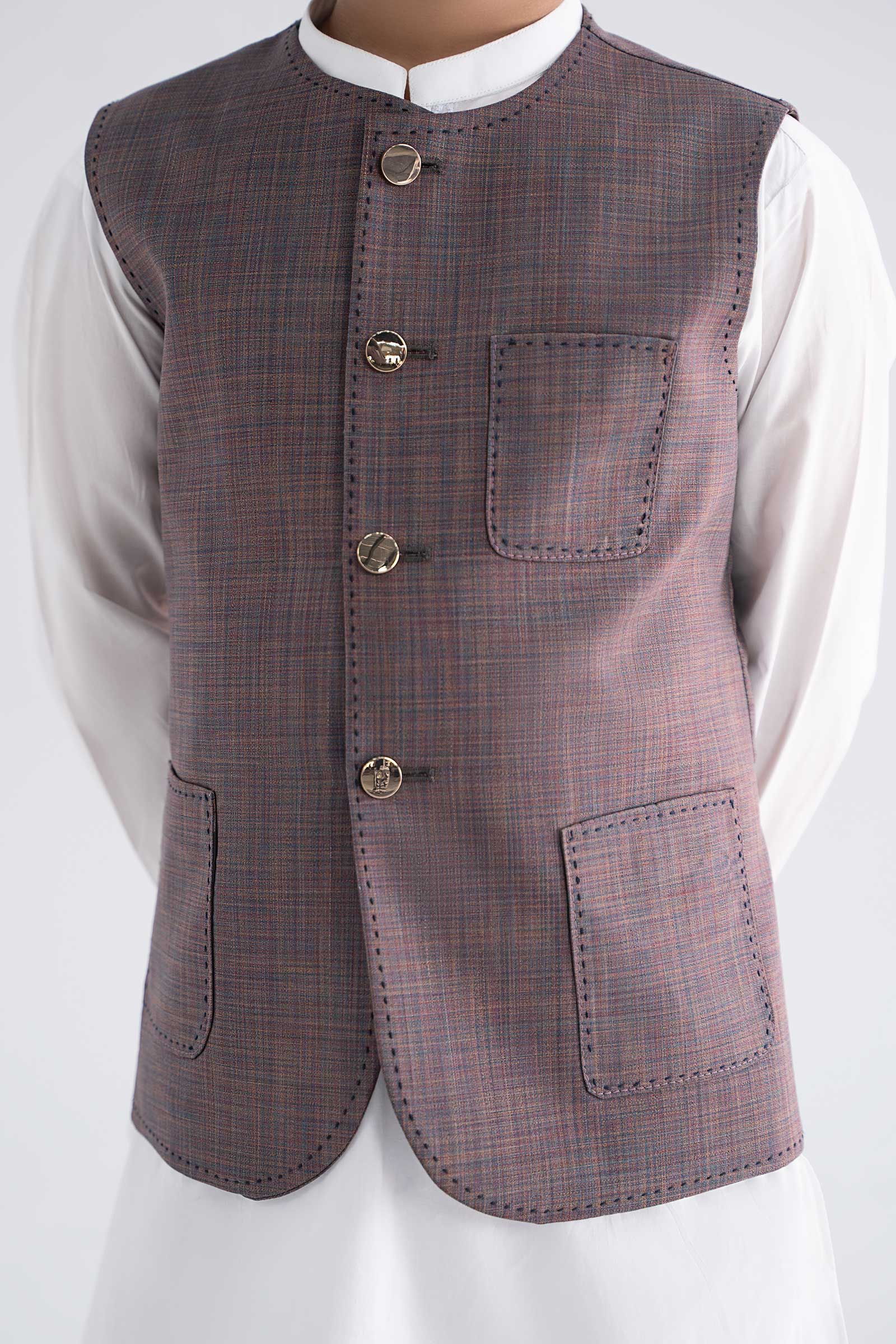 Blended Peach Waistcoat - Image 4