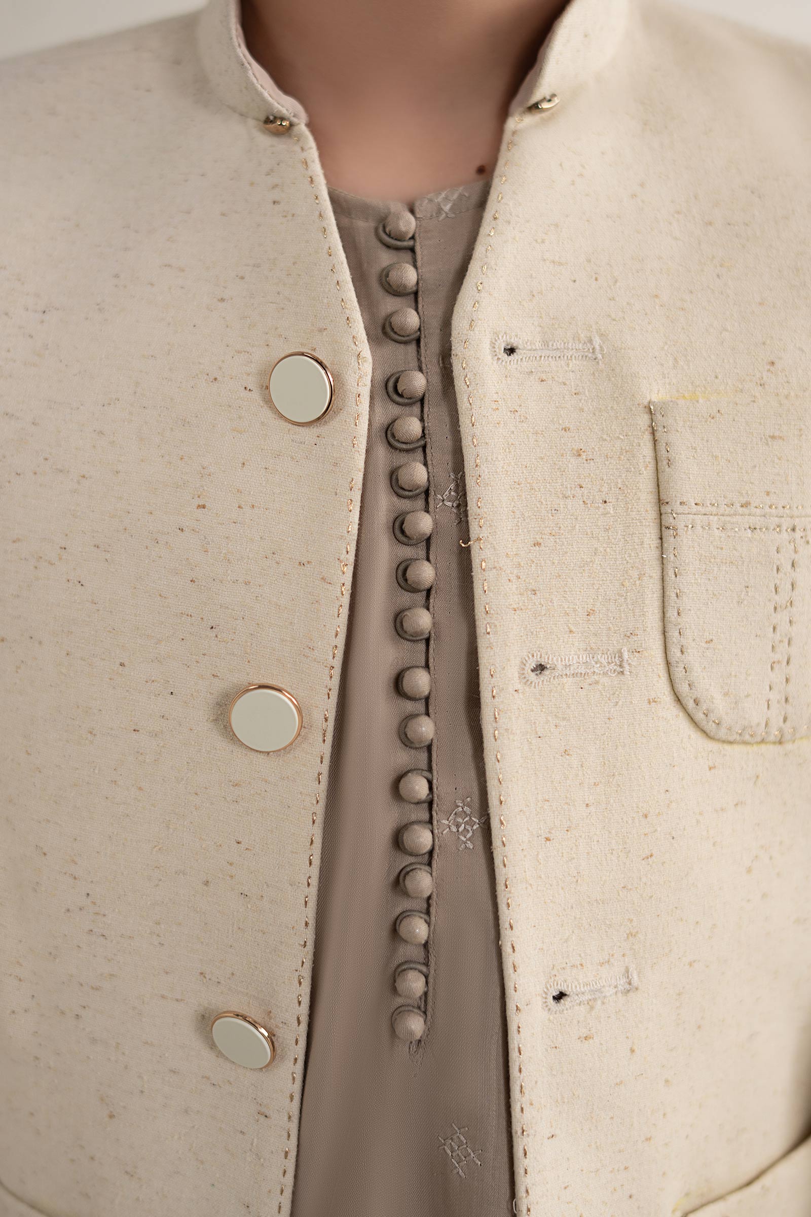 Pure Karandi Waistcoat - Image 3
