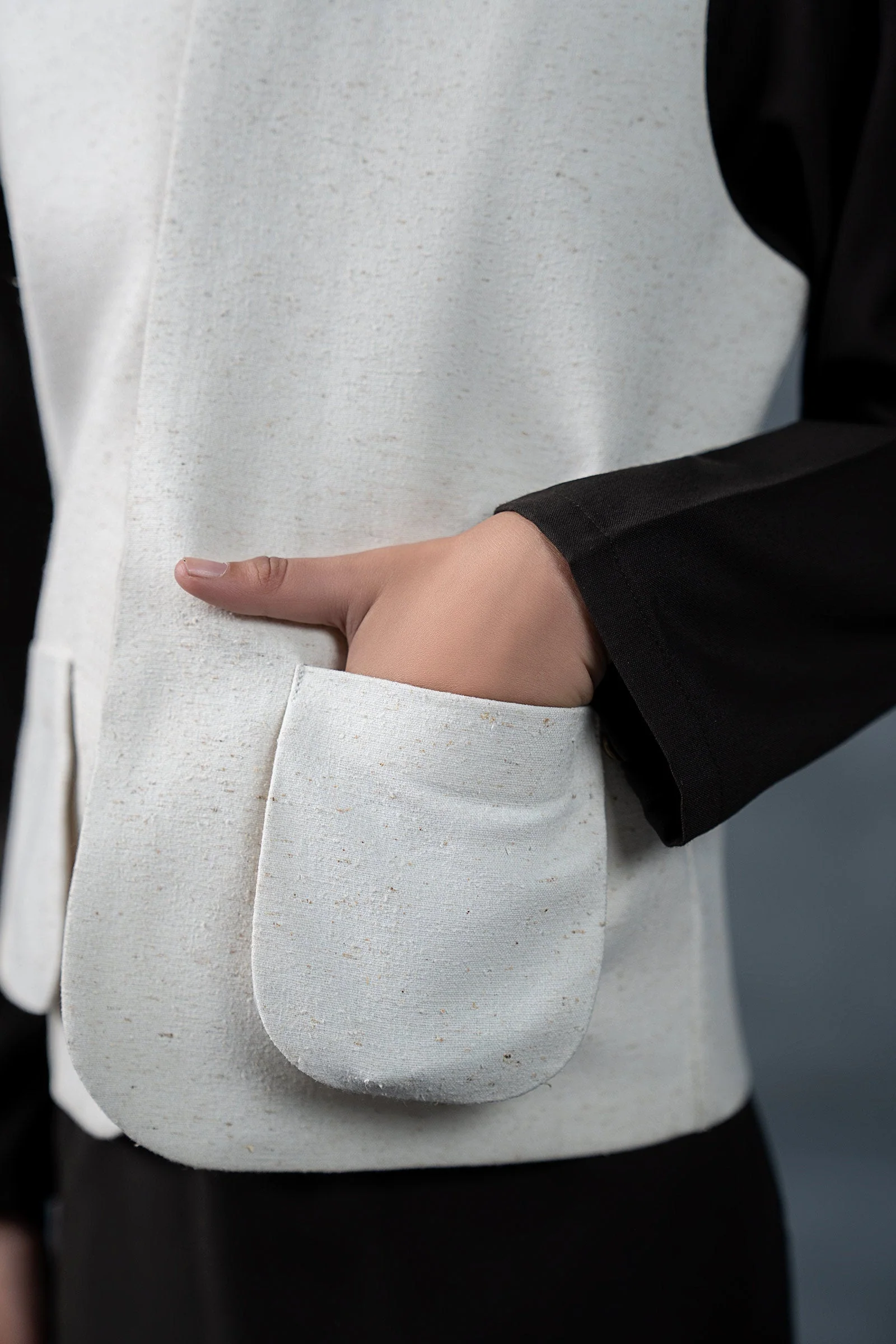Natural Karandi Waistcoat - Image 5