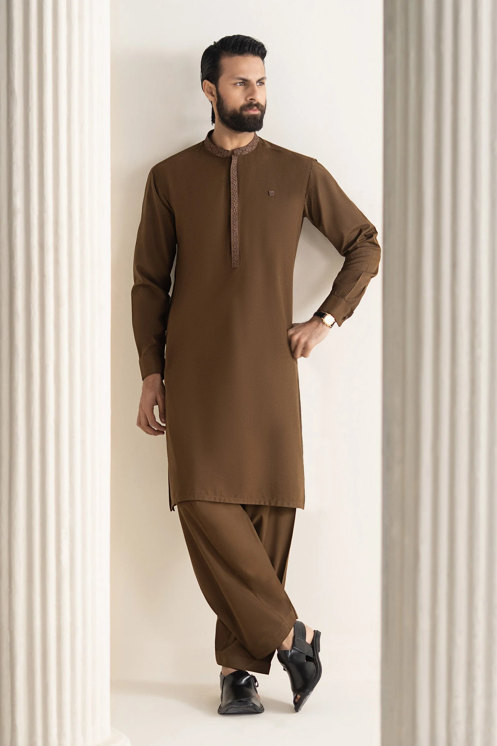2 Piece Cotton Karandi Suit - Image 2