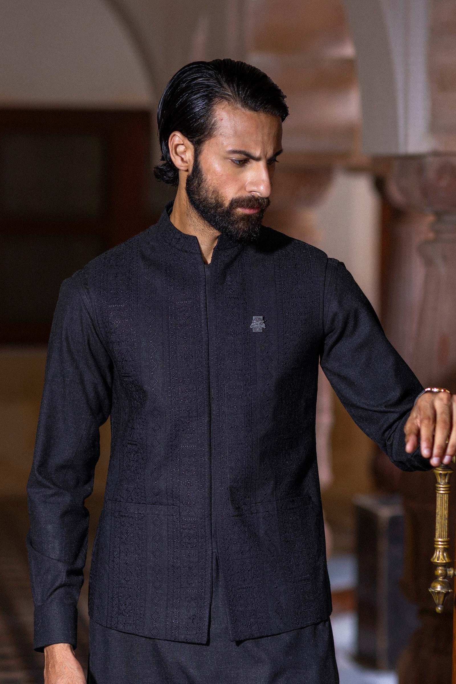 3 Piece Markhor (Polo) Wool Suit - Image 3