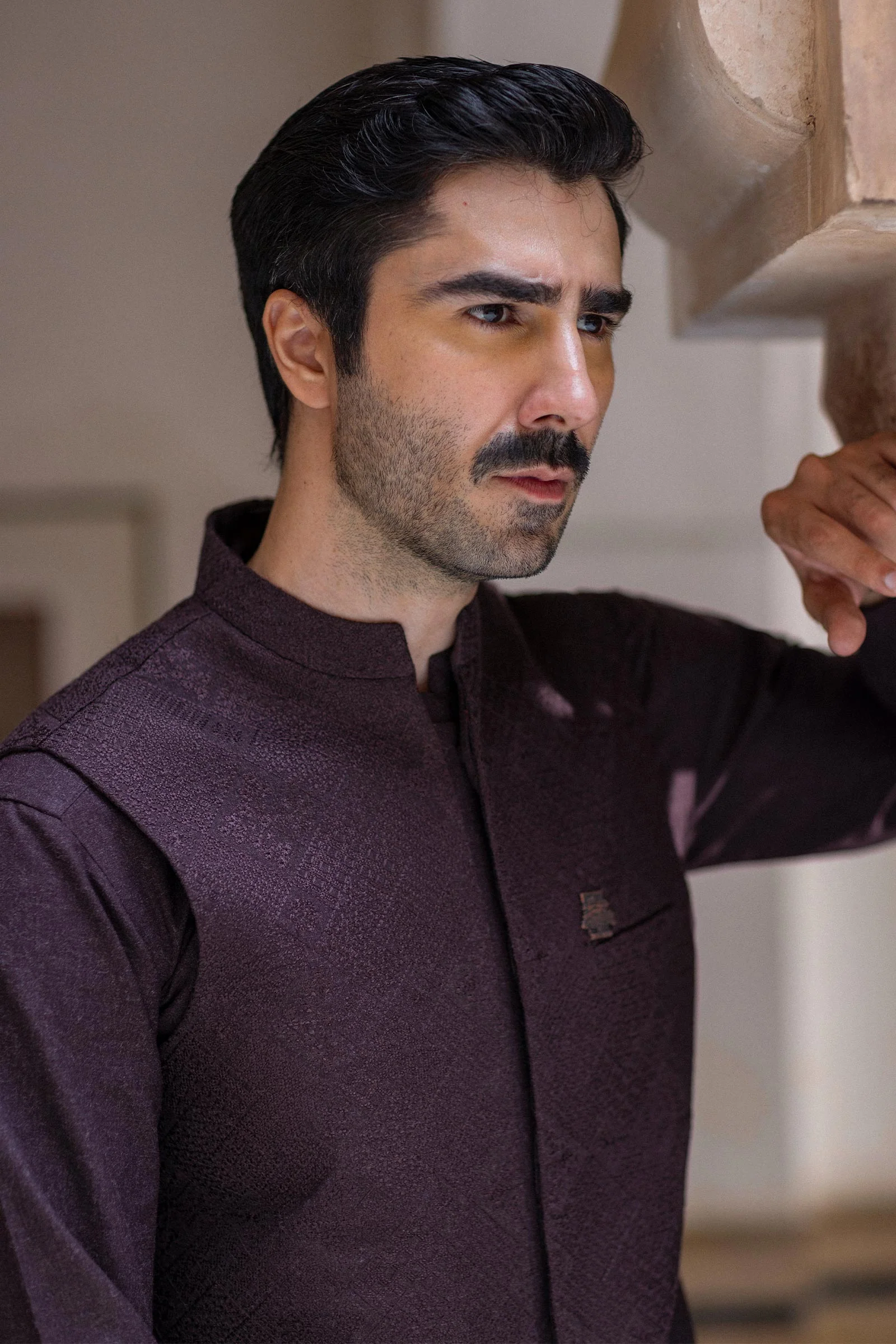 3 Piece Markhor (Polo) Wool Suit - Image 3