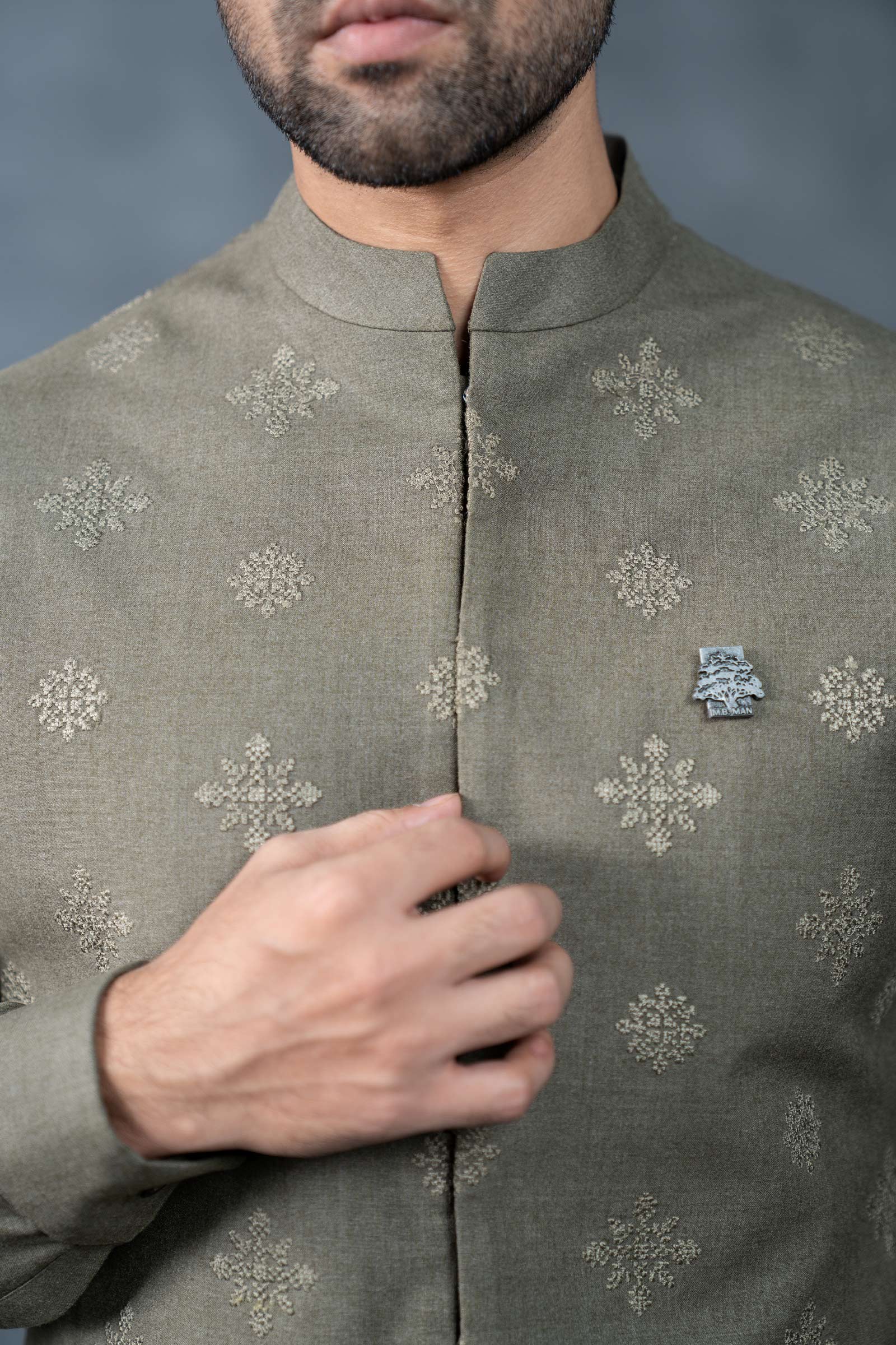 3 Piece Markhor (Polo) Wool Suit - Image 4