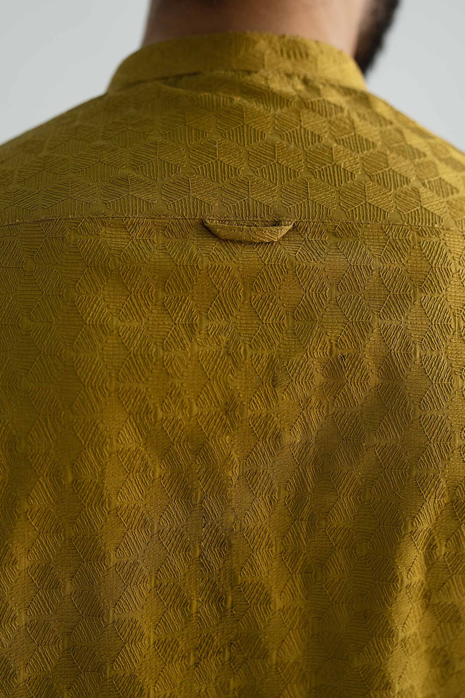 Embroidered Cotton Kurta - Image 5