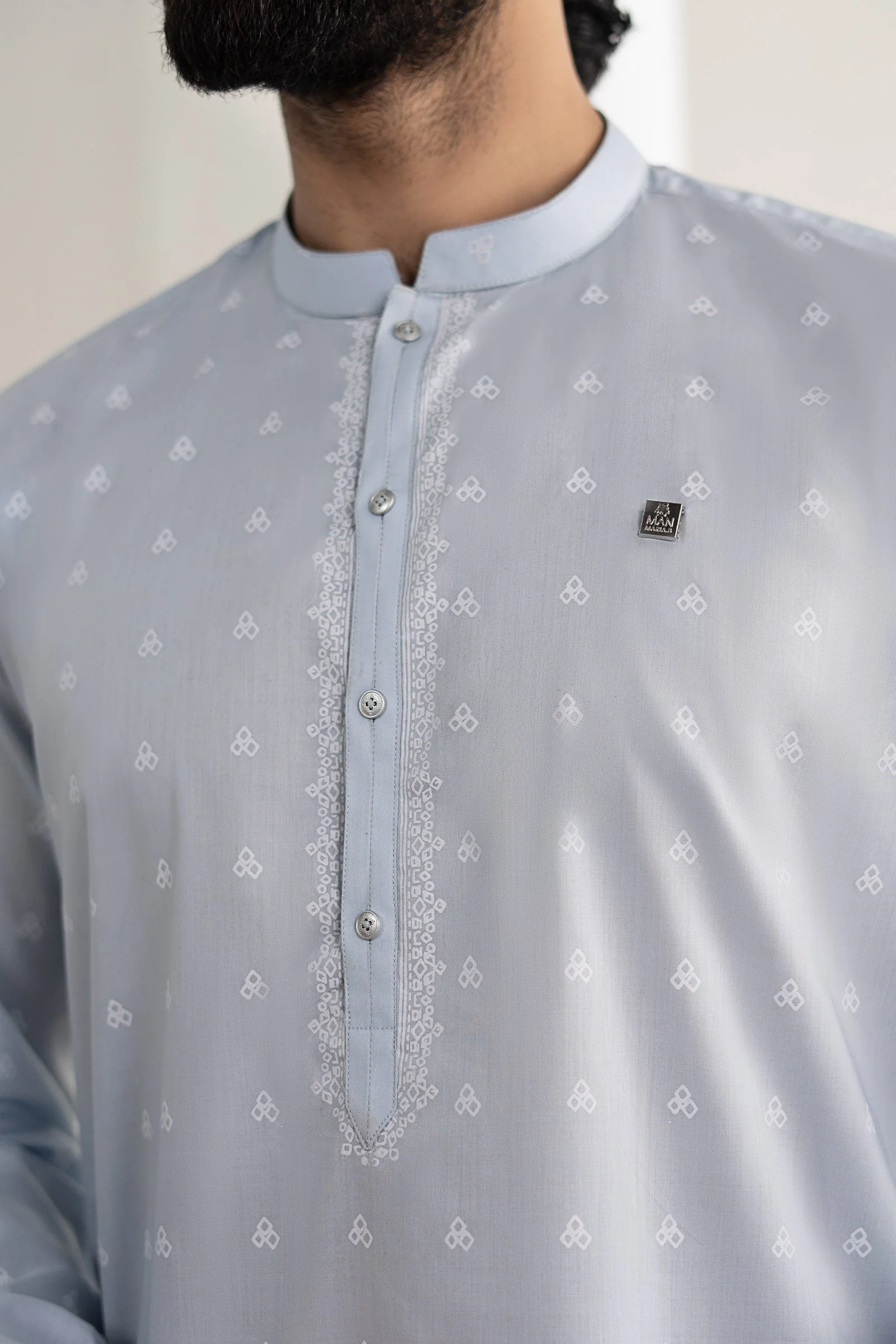 Printed Blended Kurta - Image 4