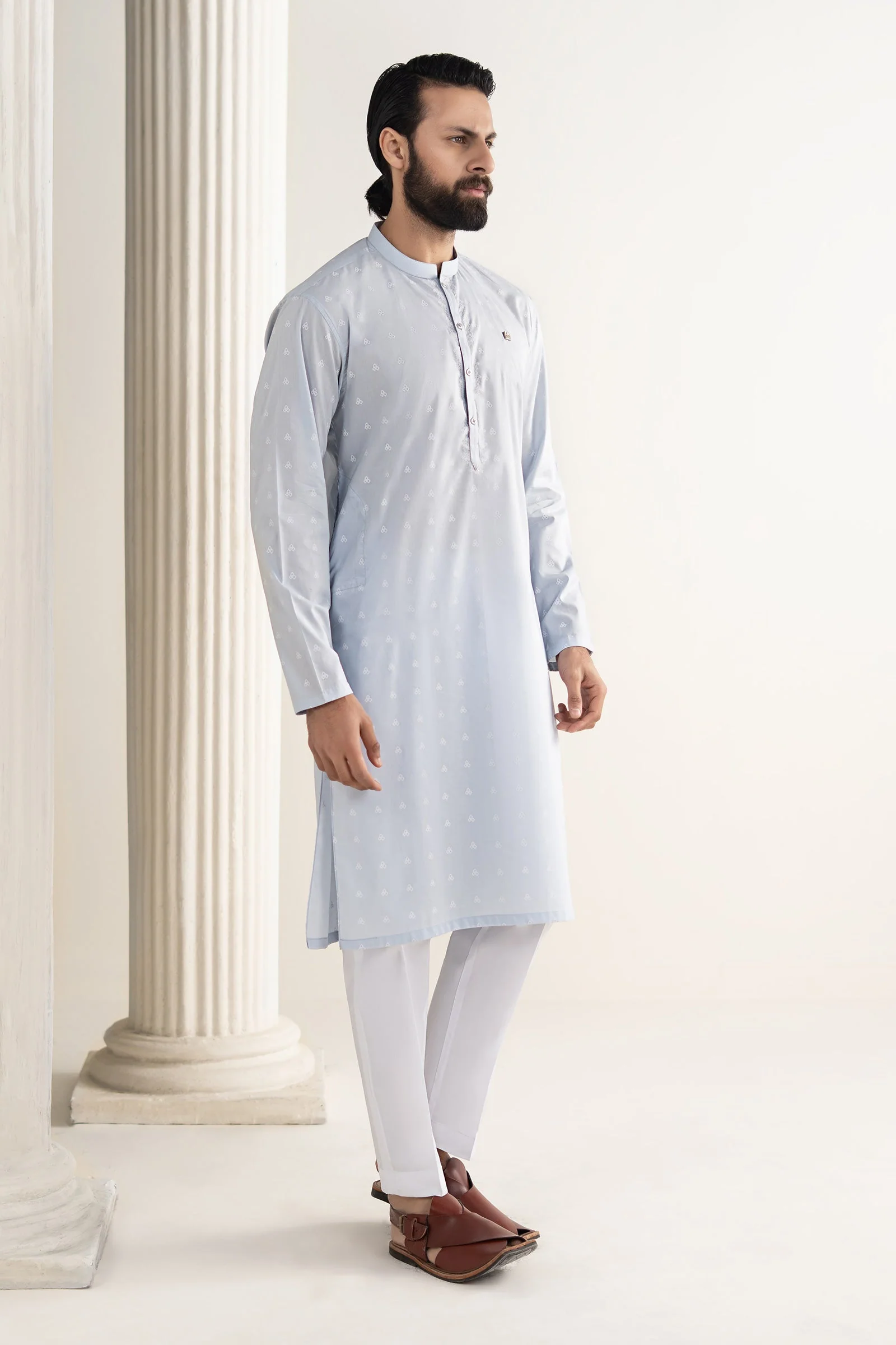 Printed Blended Kurta - Image 5