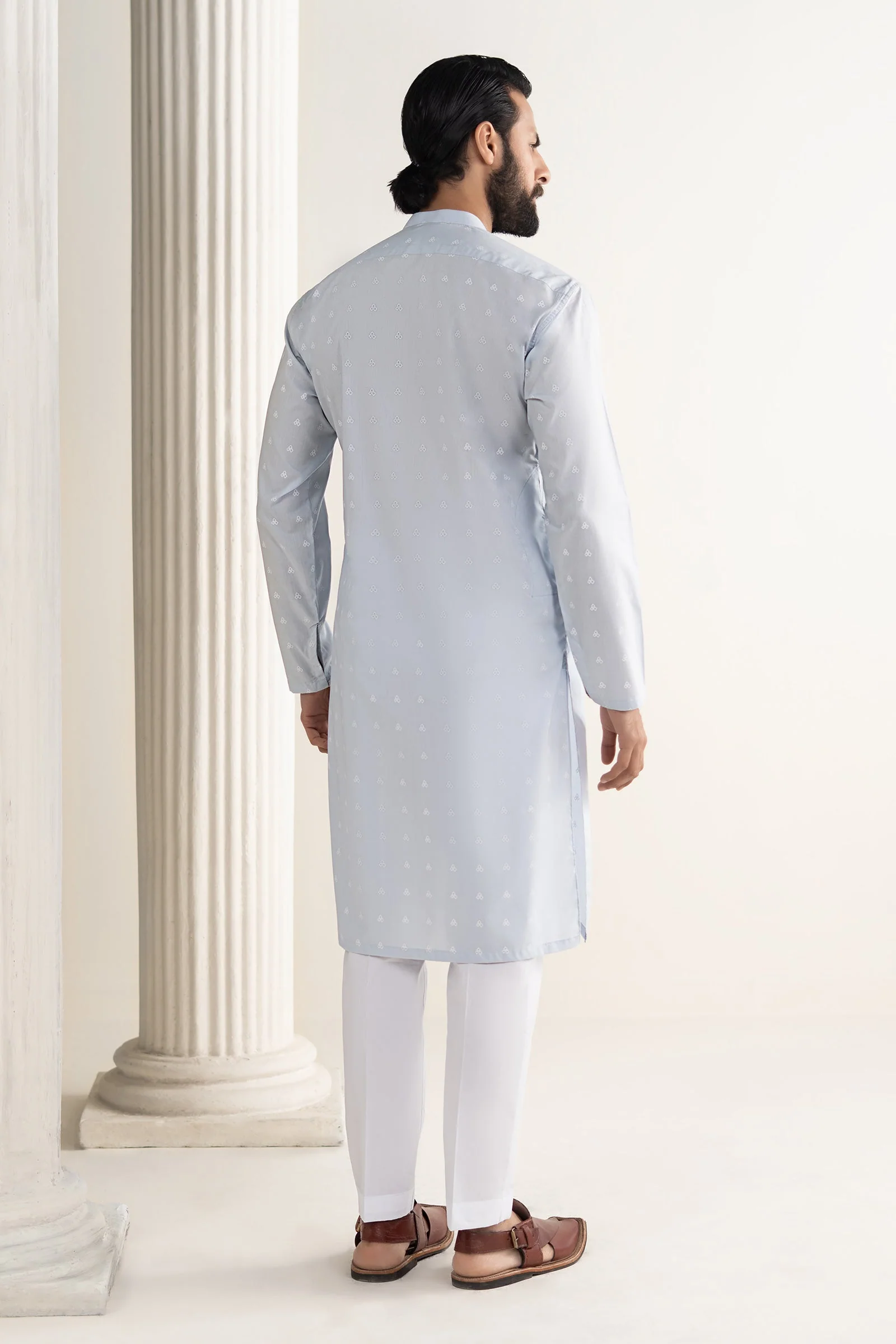 Printed Blended Kurta - Image 6