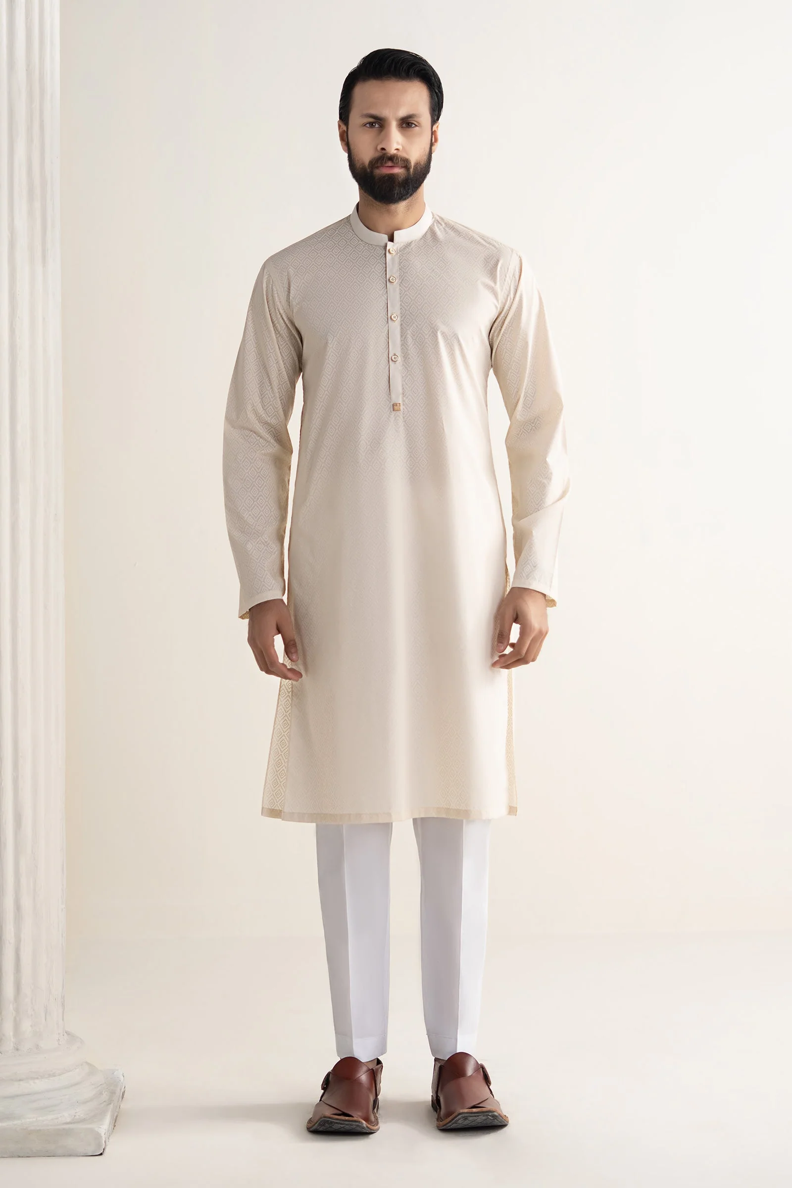 Printed Blended Kurta