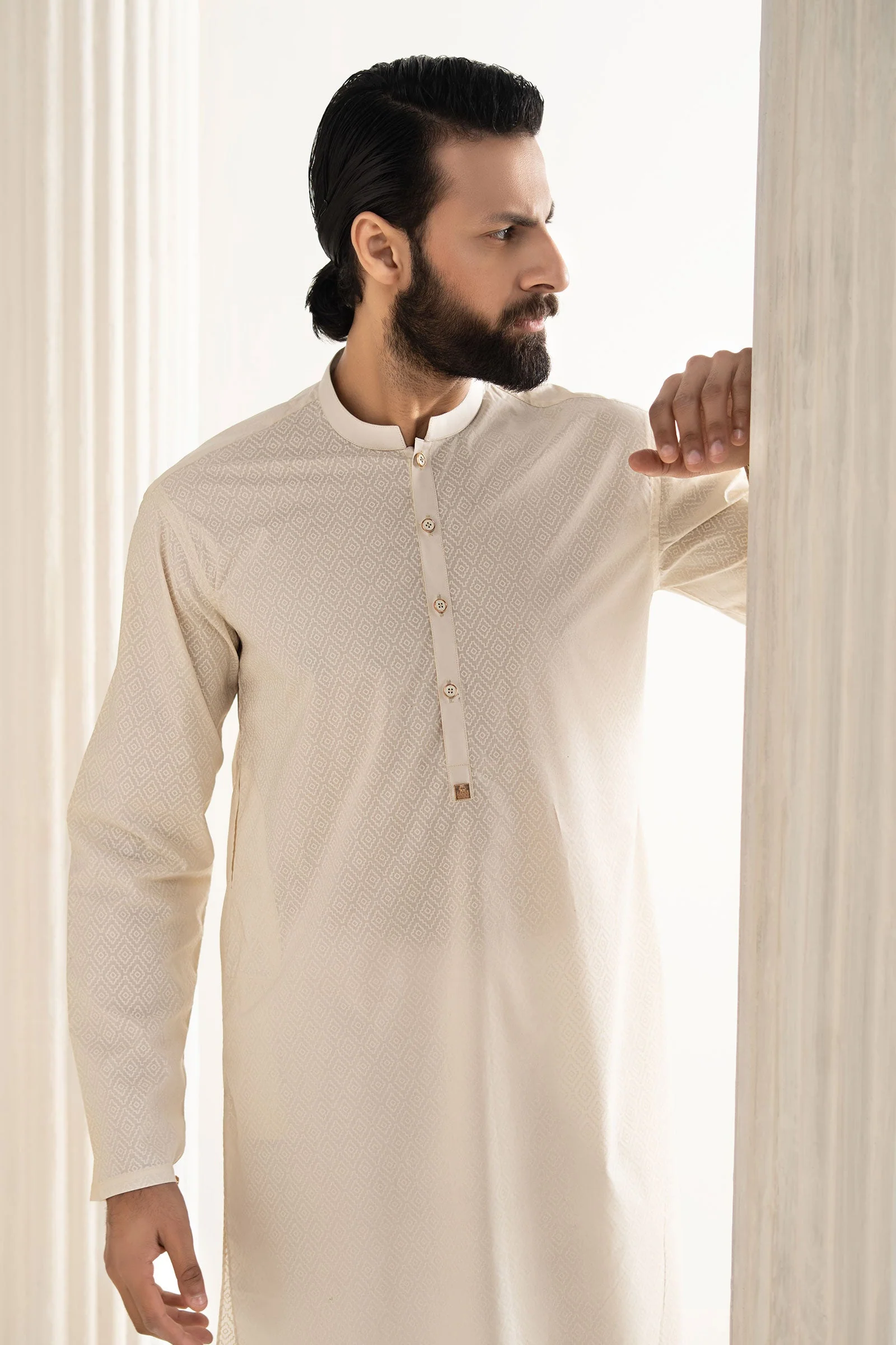 Printed Blended Kurta - Image 6