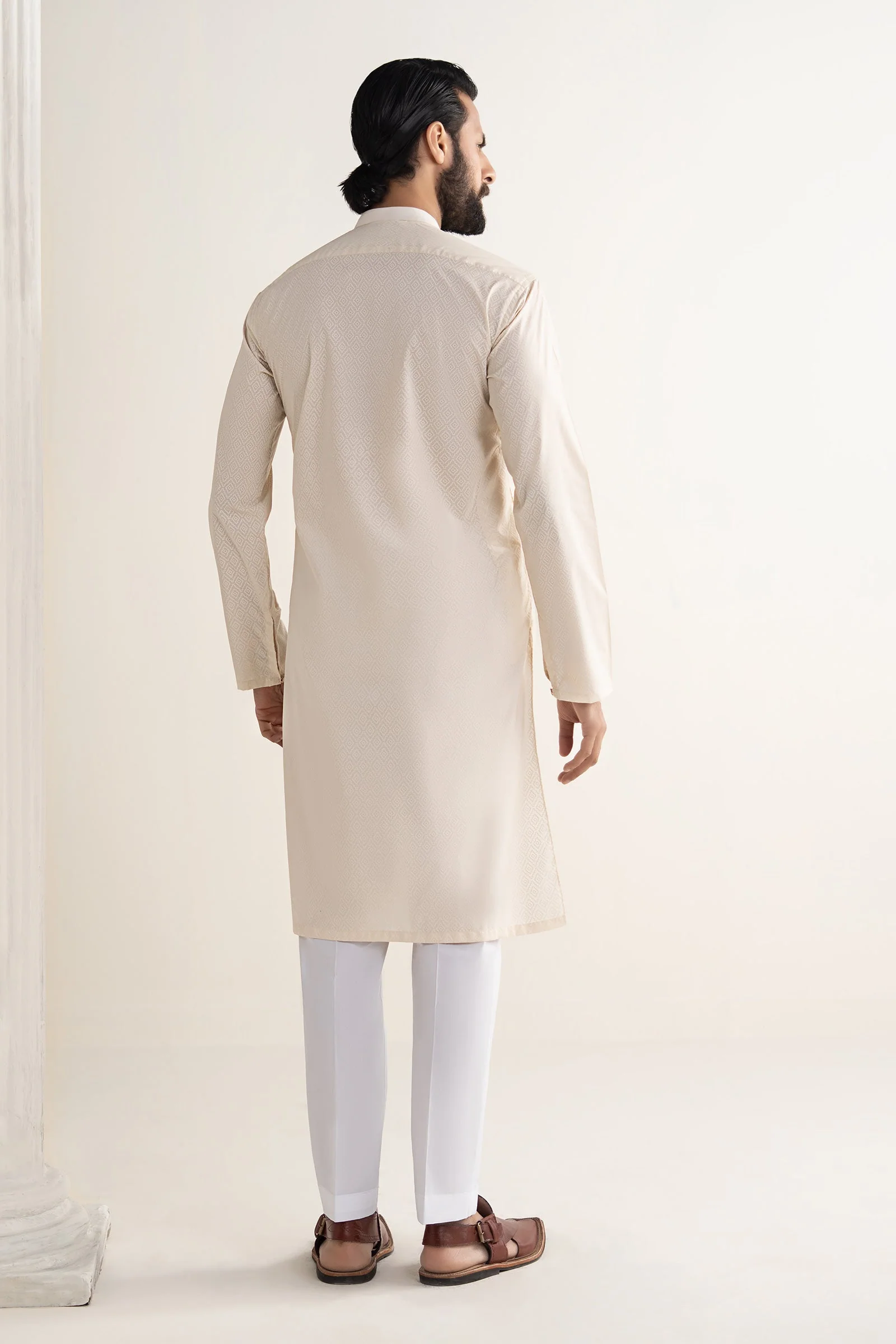 Printed Blended Kurta - Image 8