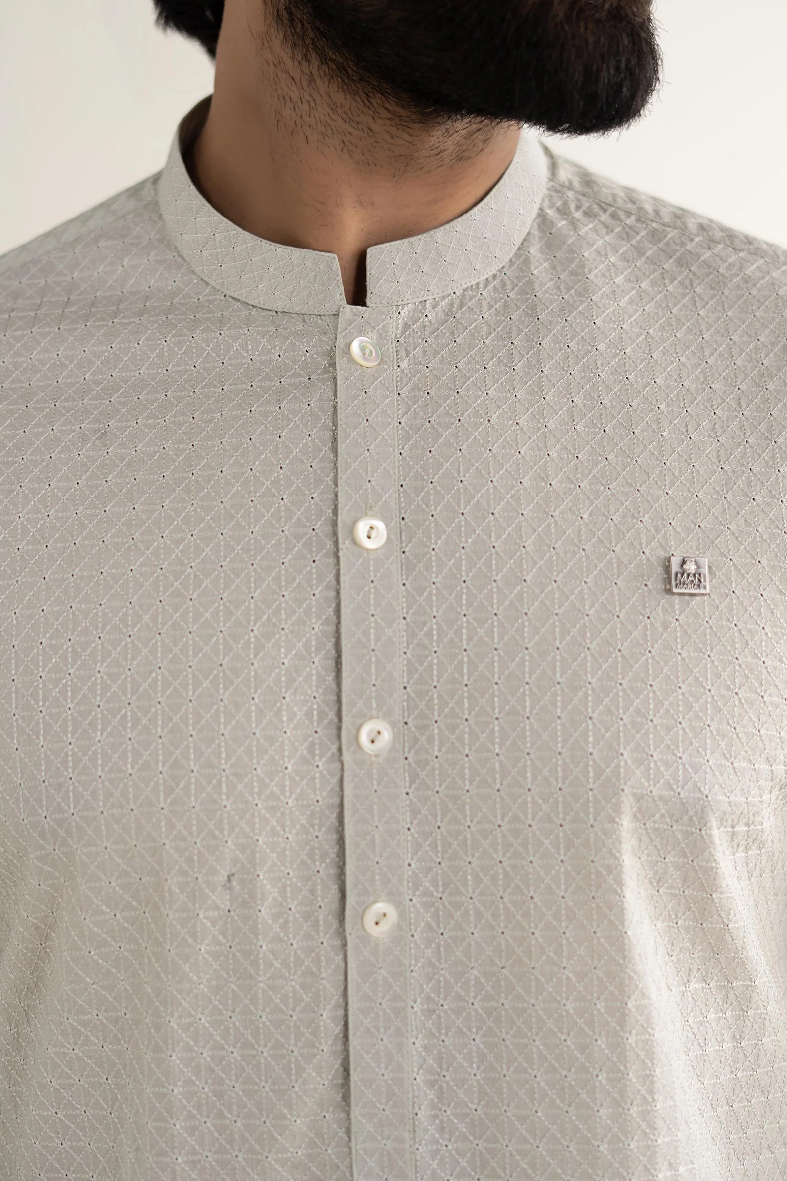 Embroidered Lawn Kurta - Image 4