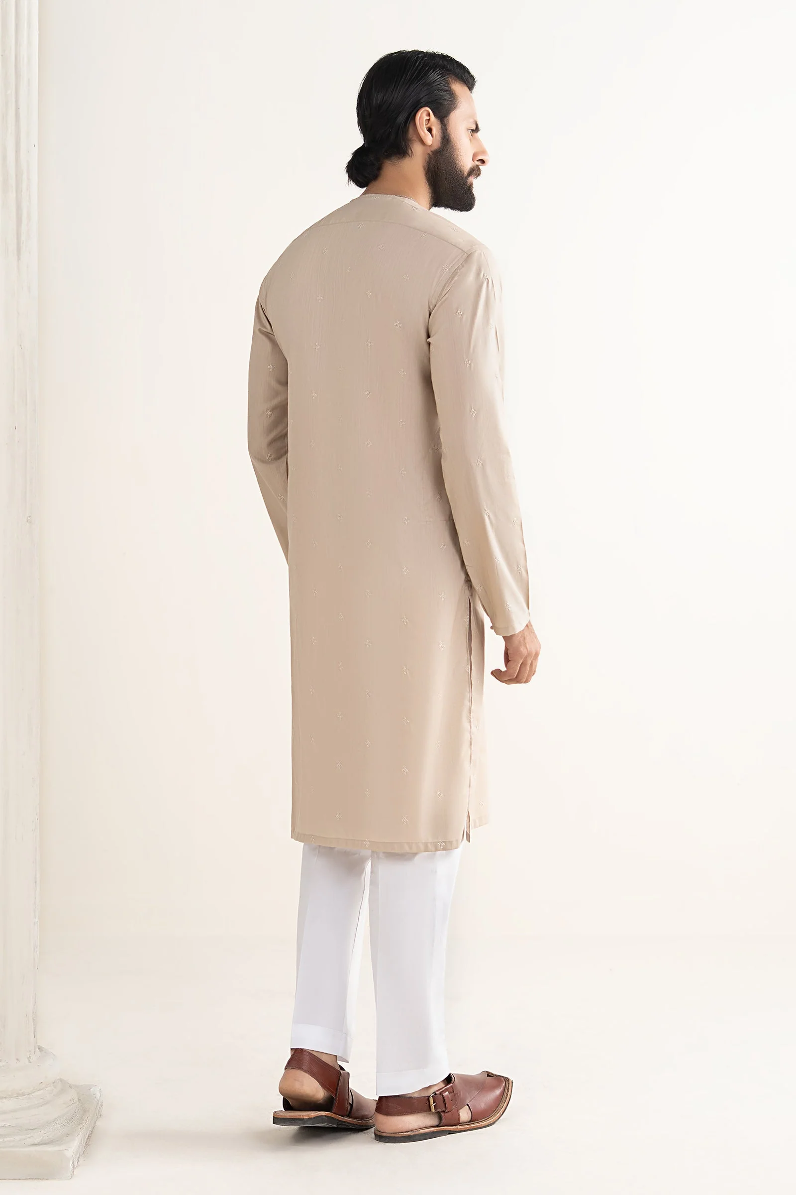 Embroidered Abalone Kurta - Image 8