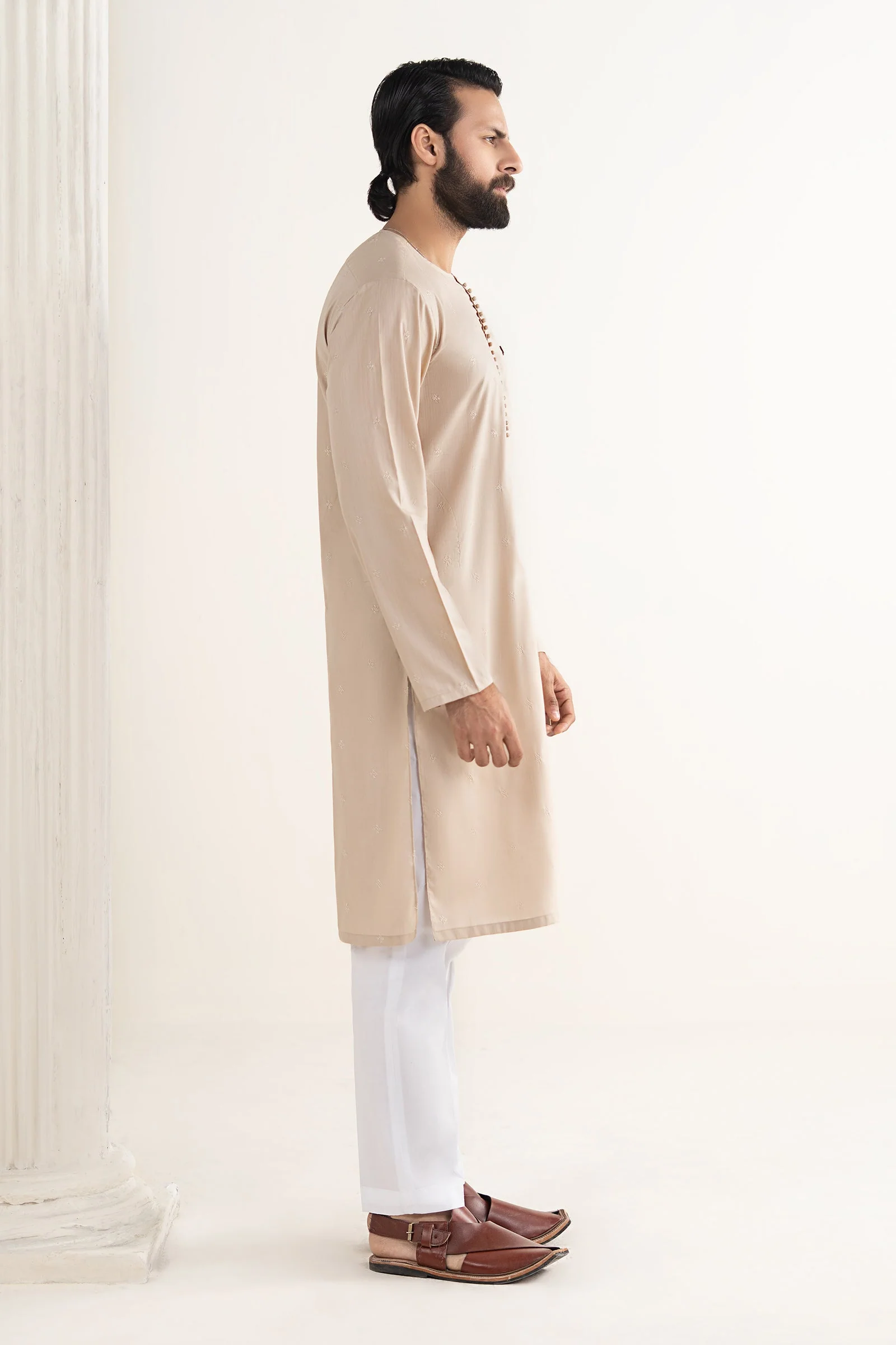 Embroidered Abalone Kurta - Image 9