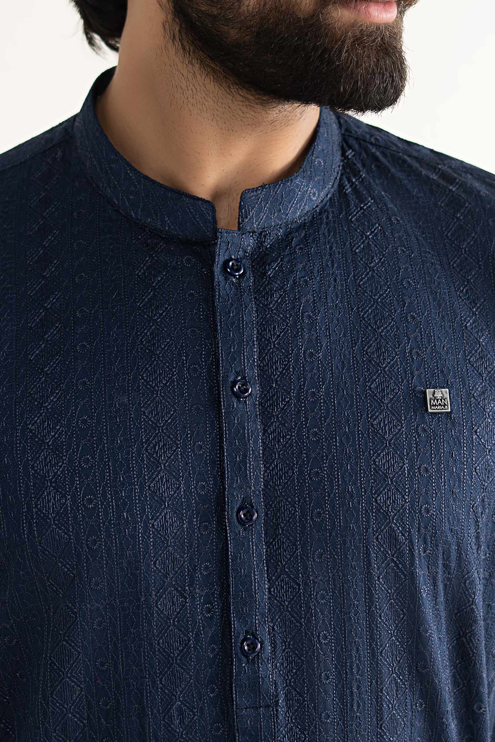 Embroidered Lawn Kurta - Image 3