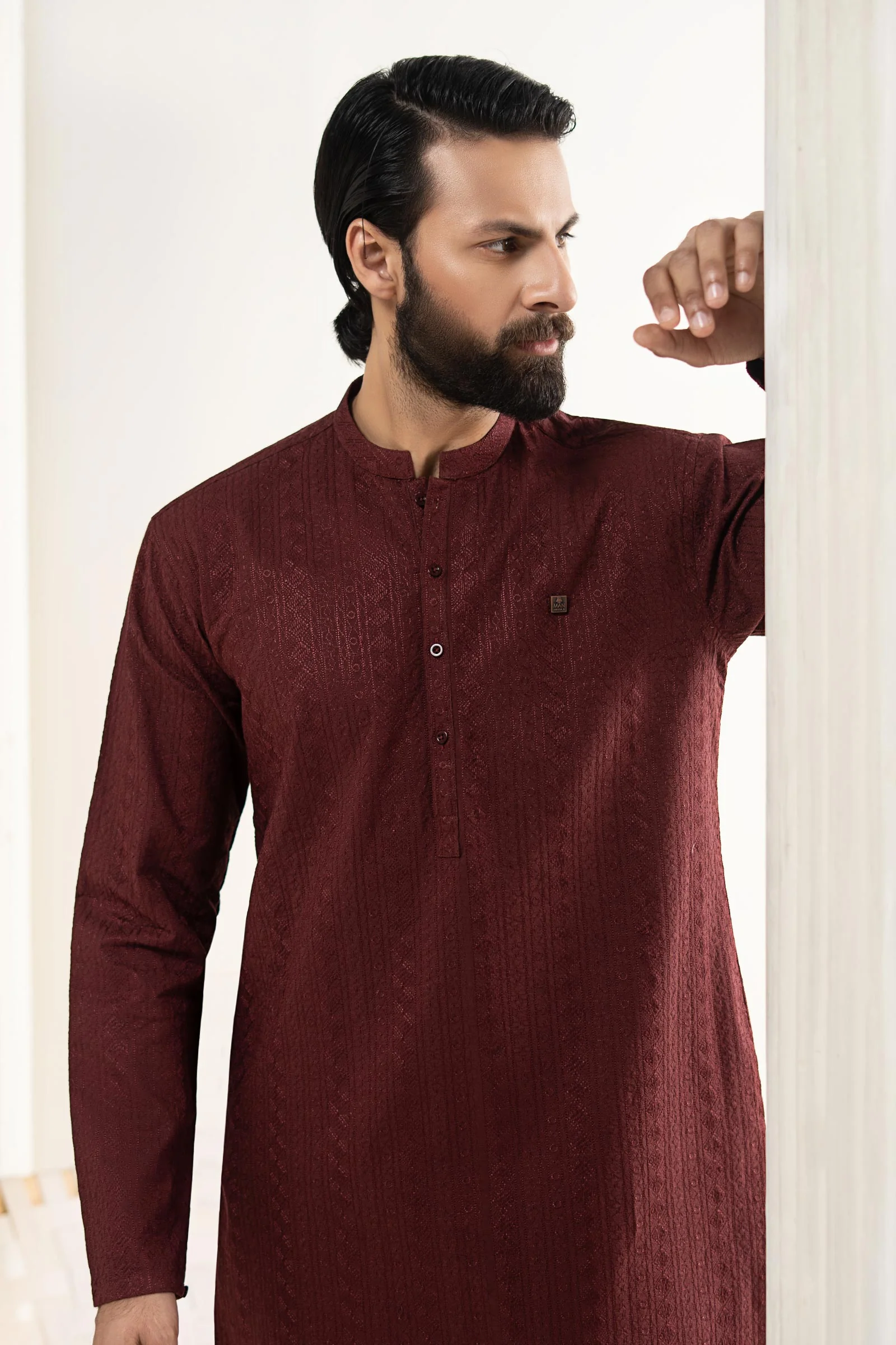 Embroidered Lawn Kurta - Image 2