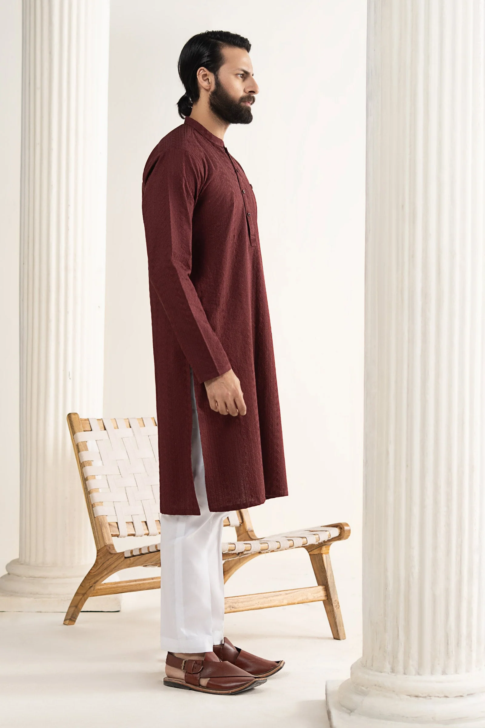 Embroidered Lawn Kurta - Image 5