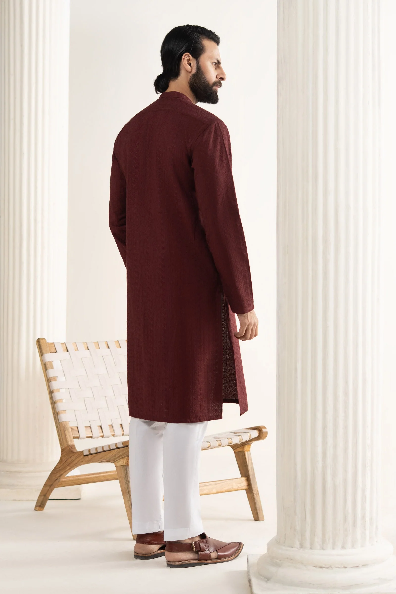 Embroidered Lawn Kurta - Image 6