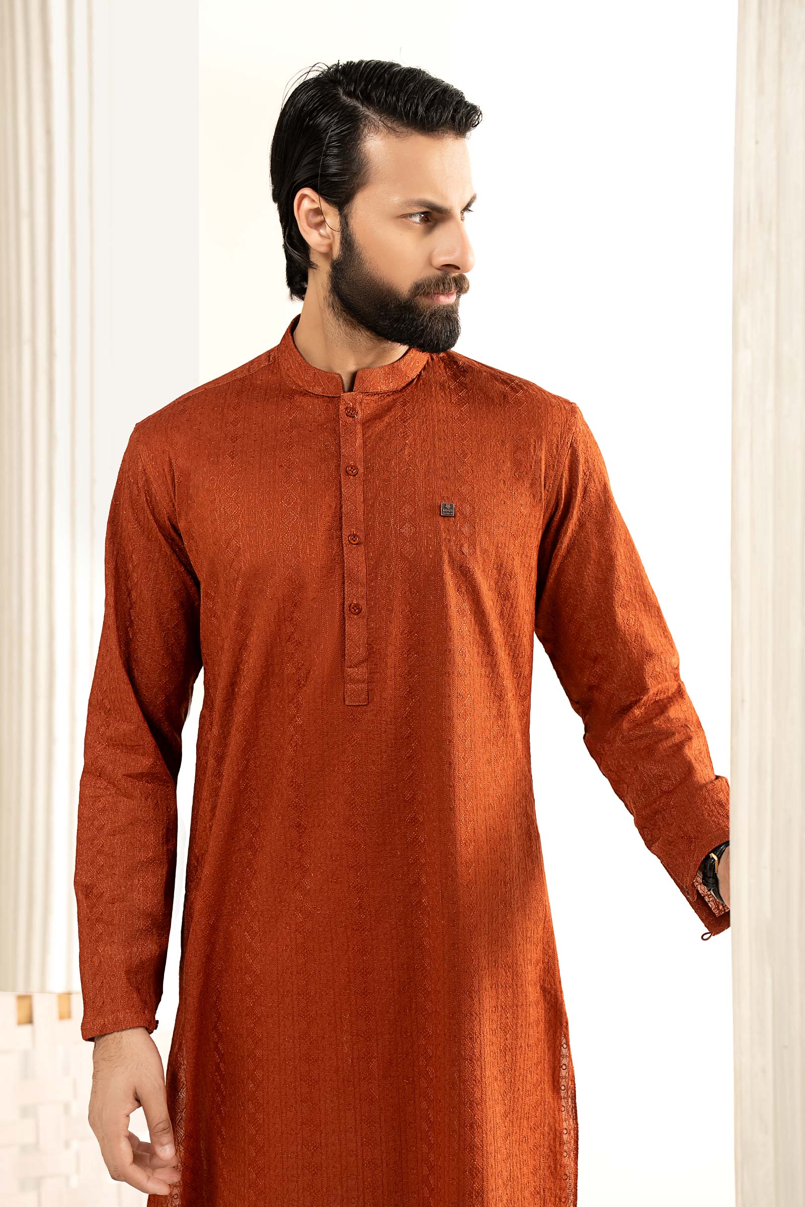 Embroidered Lawn Kurta - Image 2