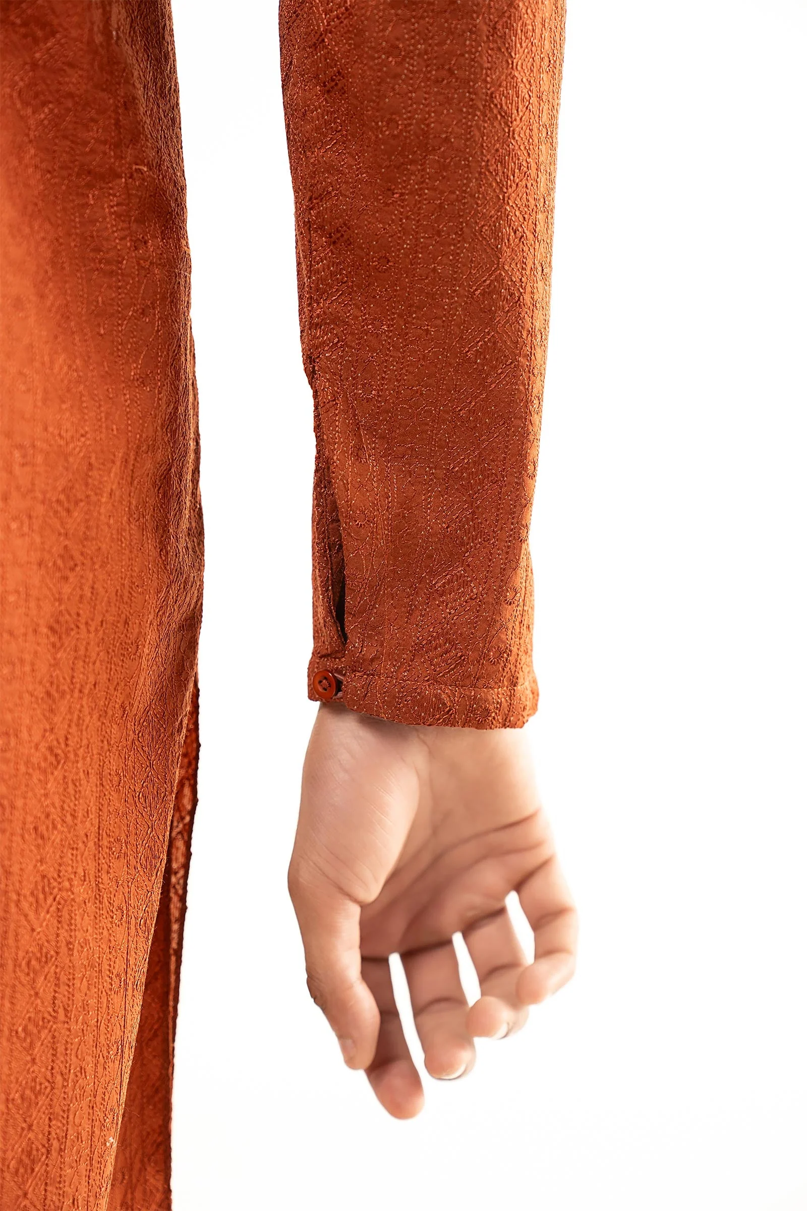 Embroidered Lawn Kurta - Image 5