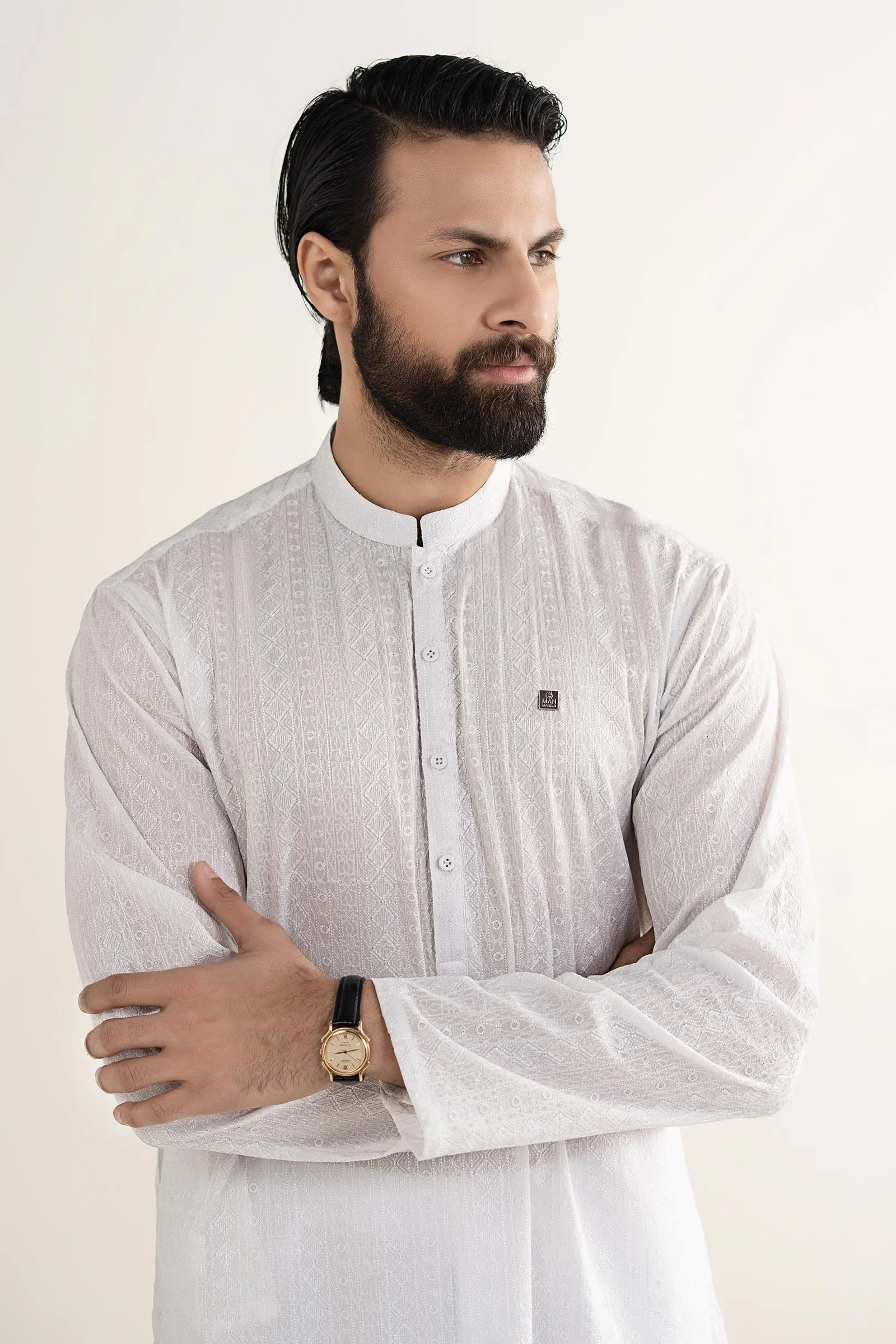 Embroidered Lawn Kurta - Image 2