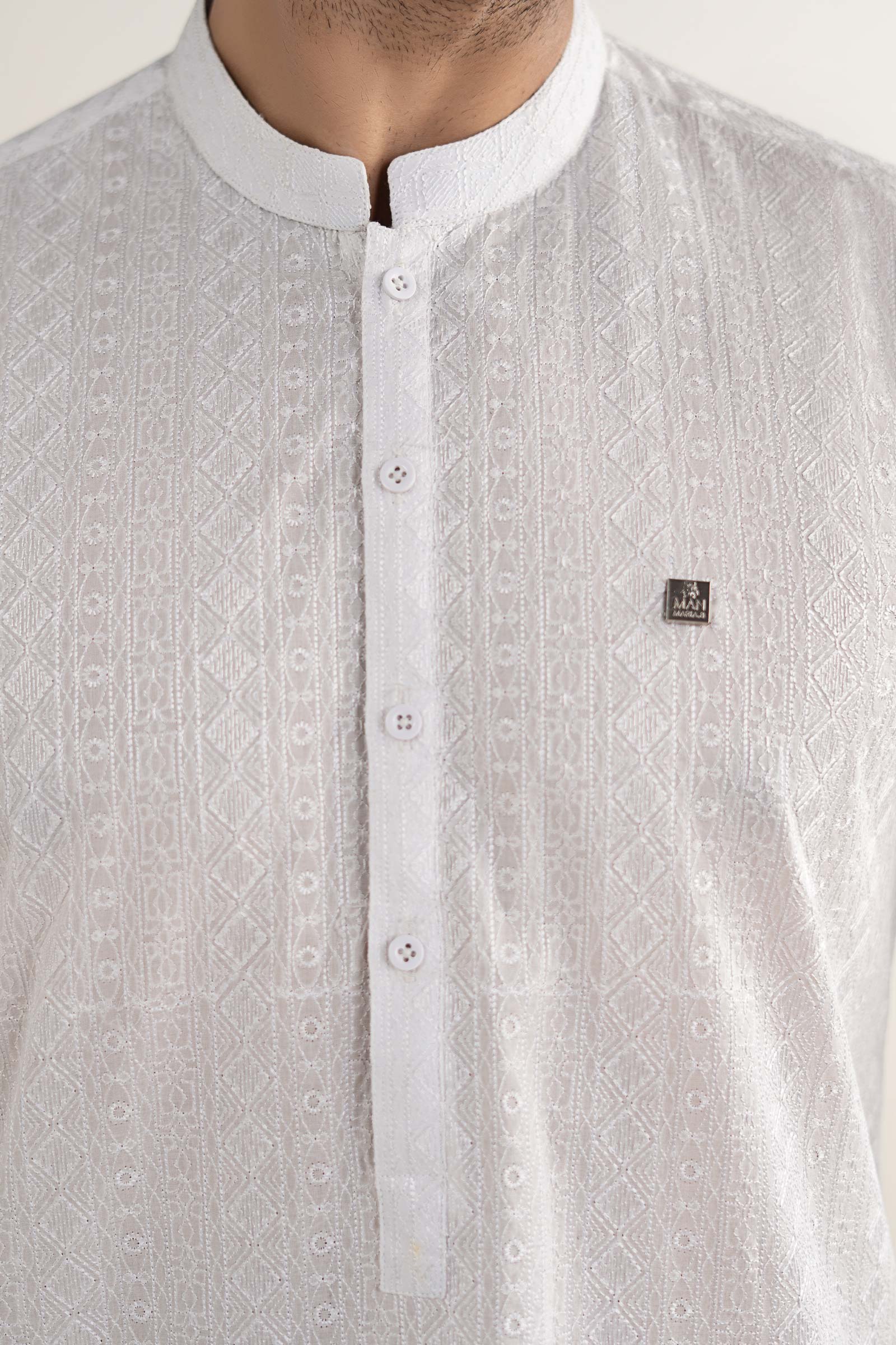 Embroidered Lawn Kurta - Image 5