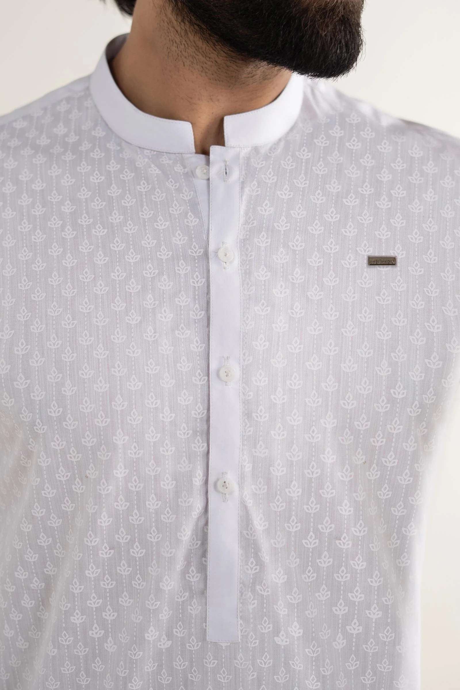Printed Blended Kurta - Image 4