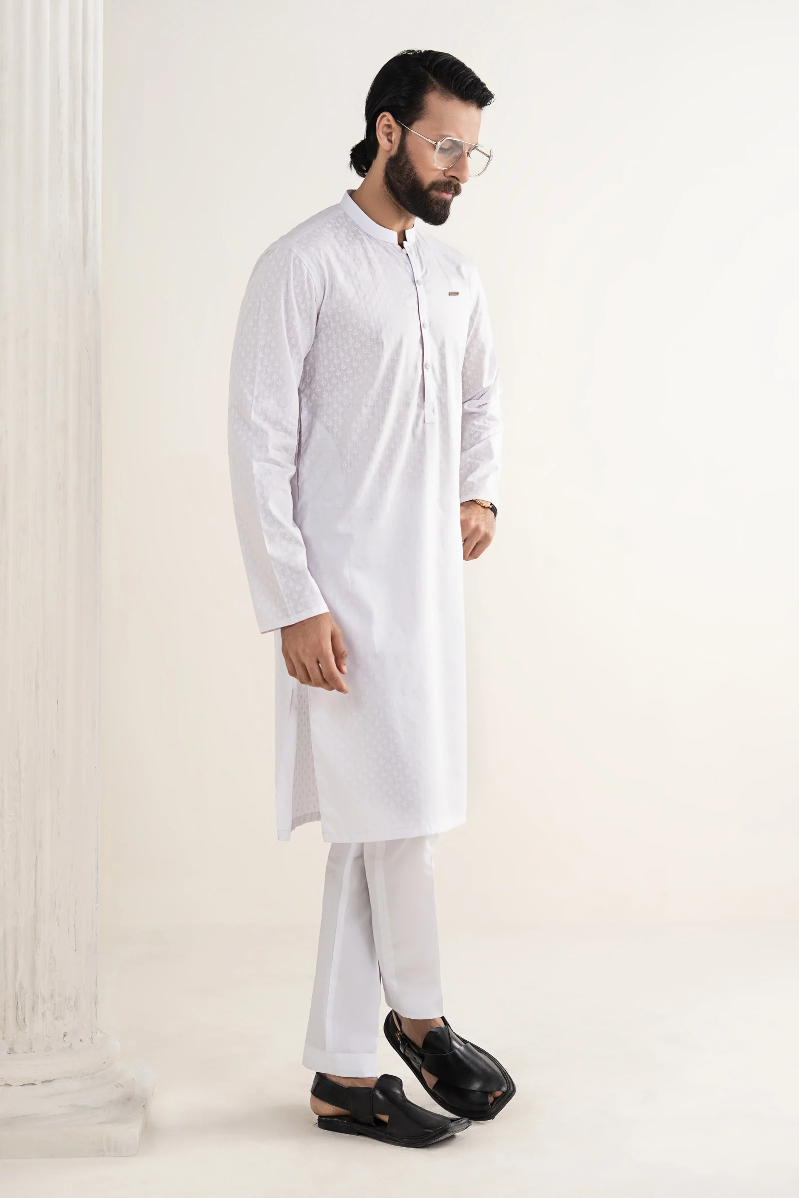 Printed Blended Kurta - Image 5